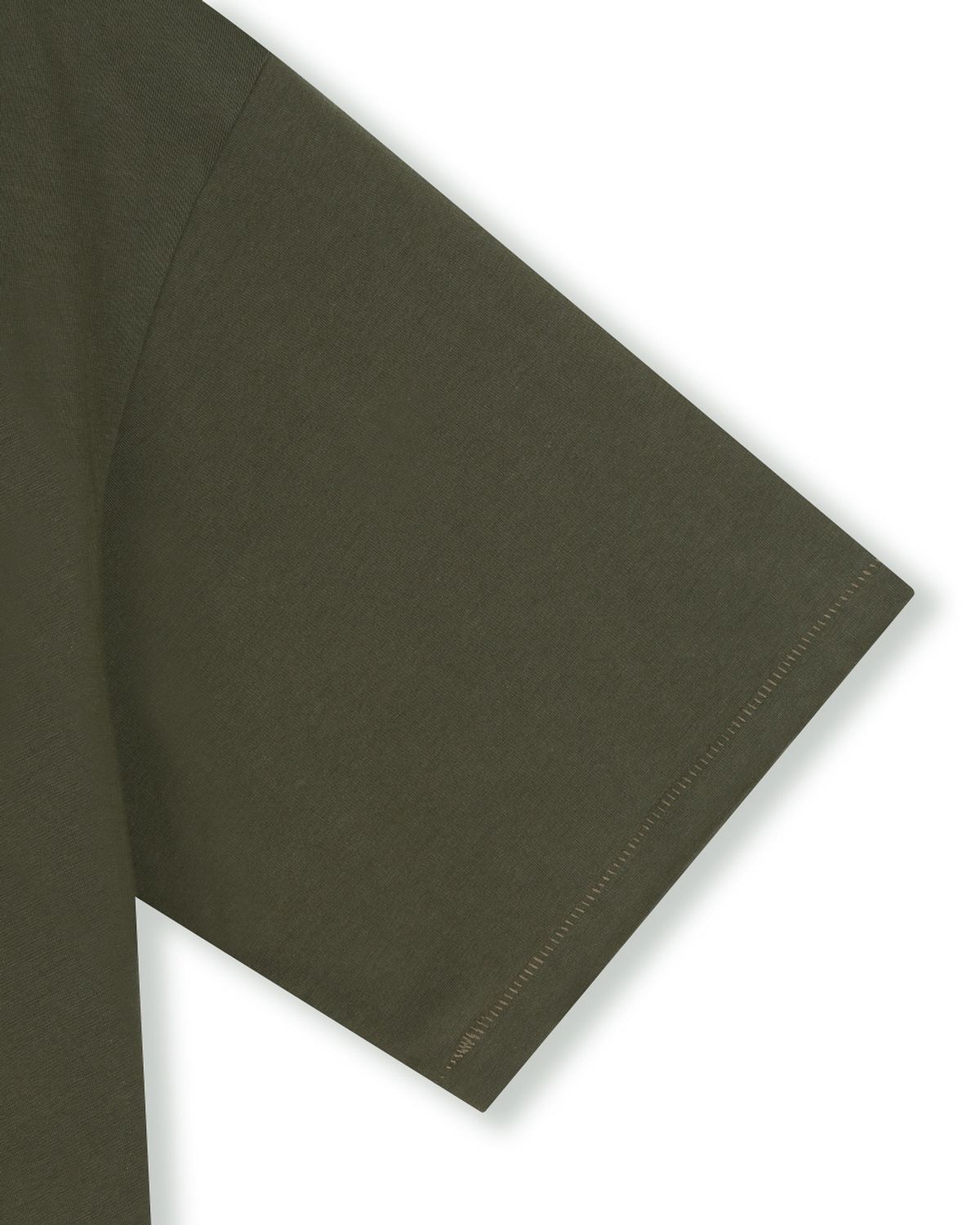 비슬로우(BESLOW) OVERSIZED SINGLE STITCH T-SHIRTS BROWN