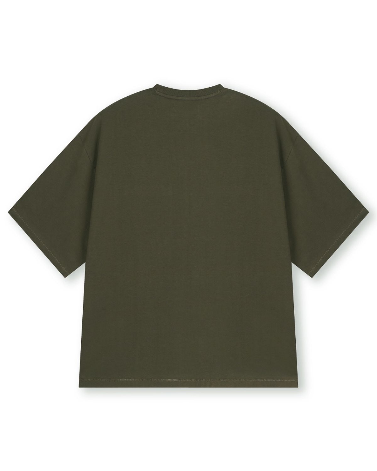 비슬로우(BESLOW) OVERSIZED SINGLE STITCH T-SHIRTS BROWN