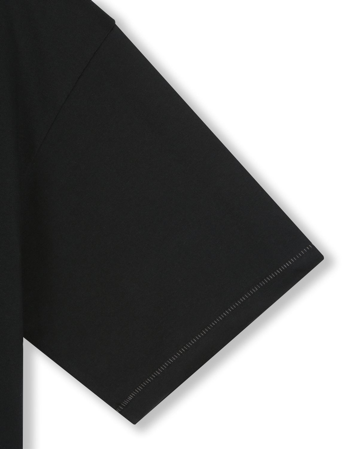비슬로우(BESLOW) OVERSIZED SINGLE STITCH T-SHIRTS BLACK