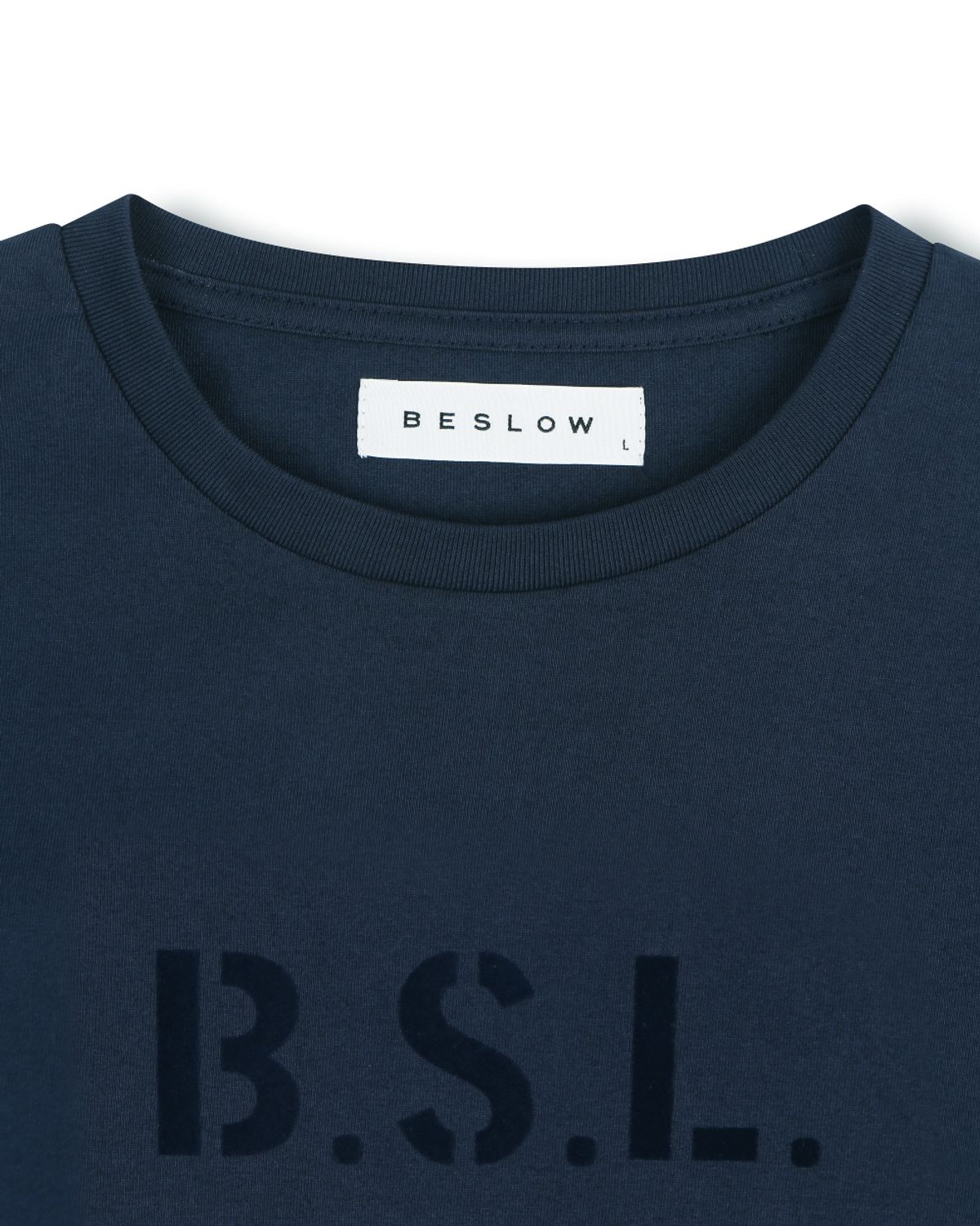 비슬로우(BESLOW) MILITARY LOGO COOLON T-SHIRTS NAVY