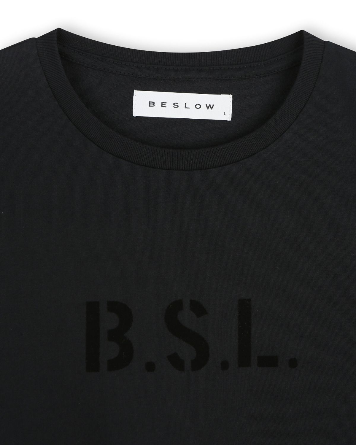 비슬로우(BESLOW) MILITARY LOGO COOLON T-SHIRTS BLACK