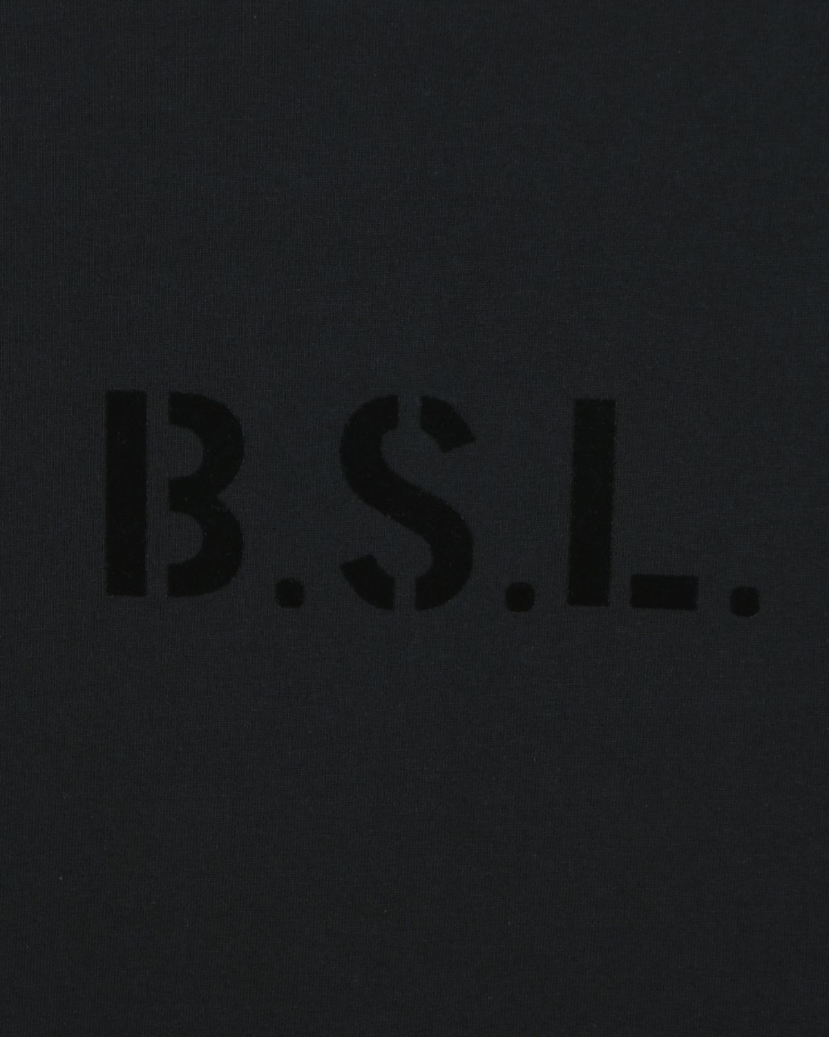 비슬로우(BESLOW) MILITARY LOGO COOLON T-SHIRTS BLACK