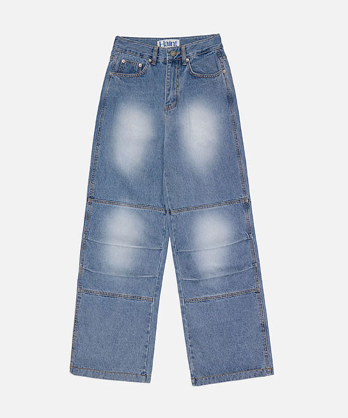 헤인트(HAINT) CIRCLE PIN-TUCK LONG WIDE PANTS