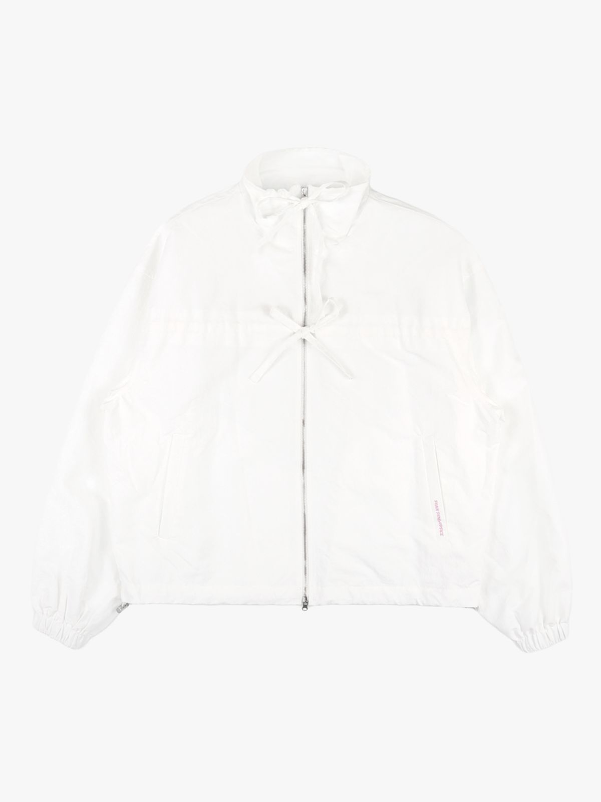 핑크파인애플(PINK PINEAPPLE) DOUBLE RIBBON WIND BREAKER_IVORY