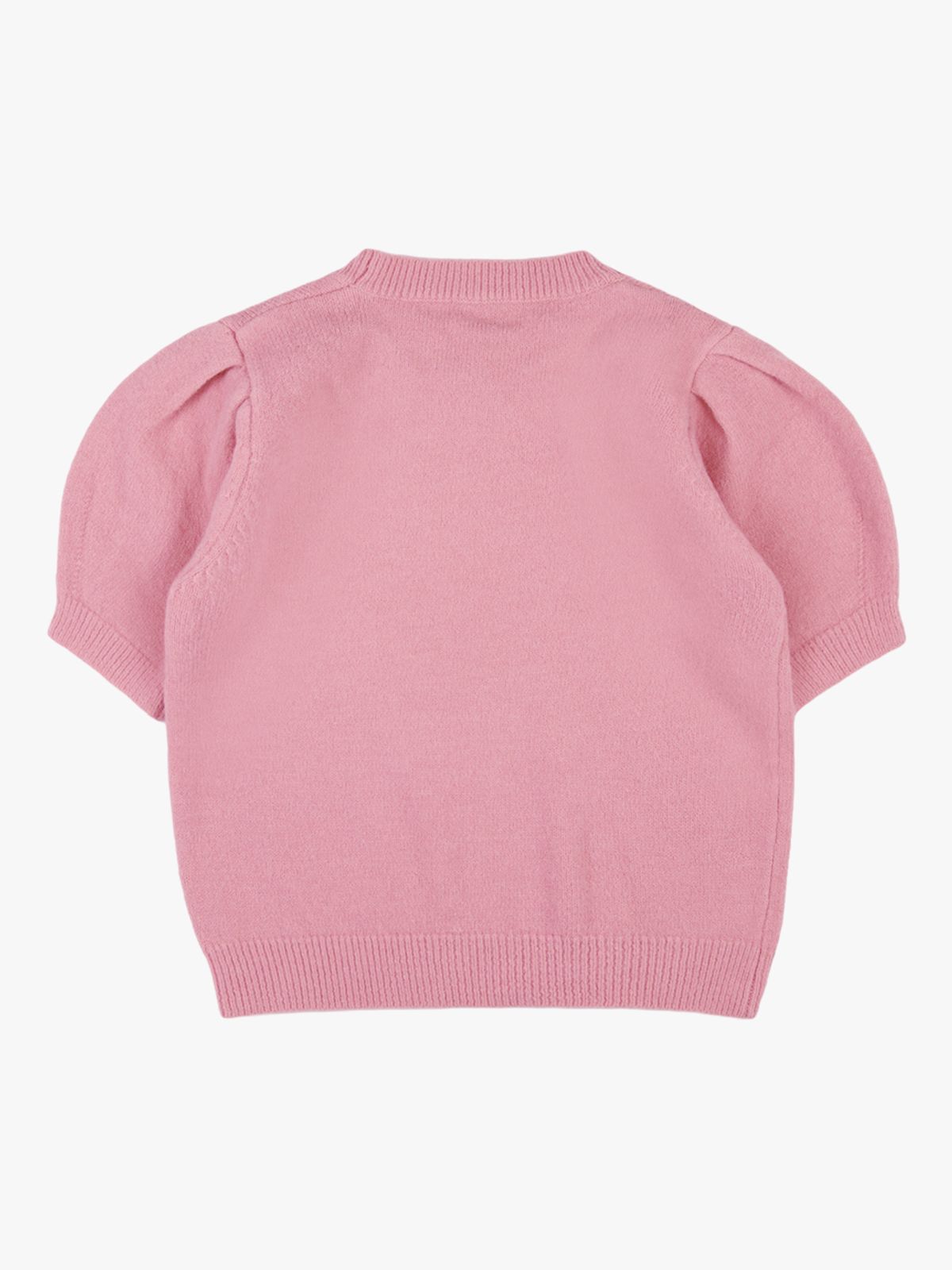 핑크파인애플(PINK PINEAPPLE) ROSETTE PUFF KNIT_PINK