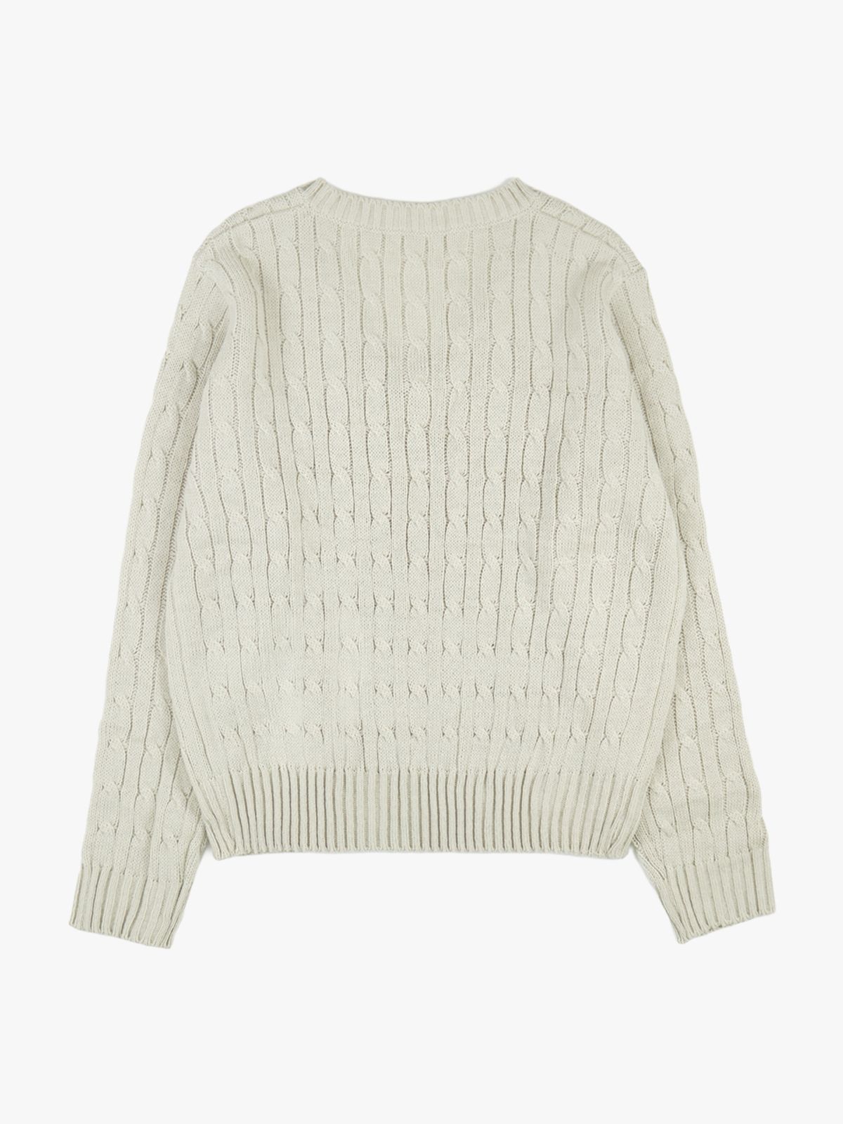 핑크파인애플(PINK PINEAPPLE) CLASSY V-NECK KNIT_BEIGE
