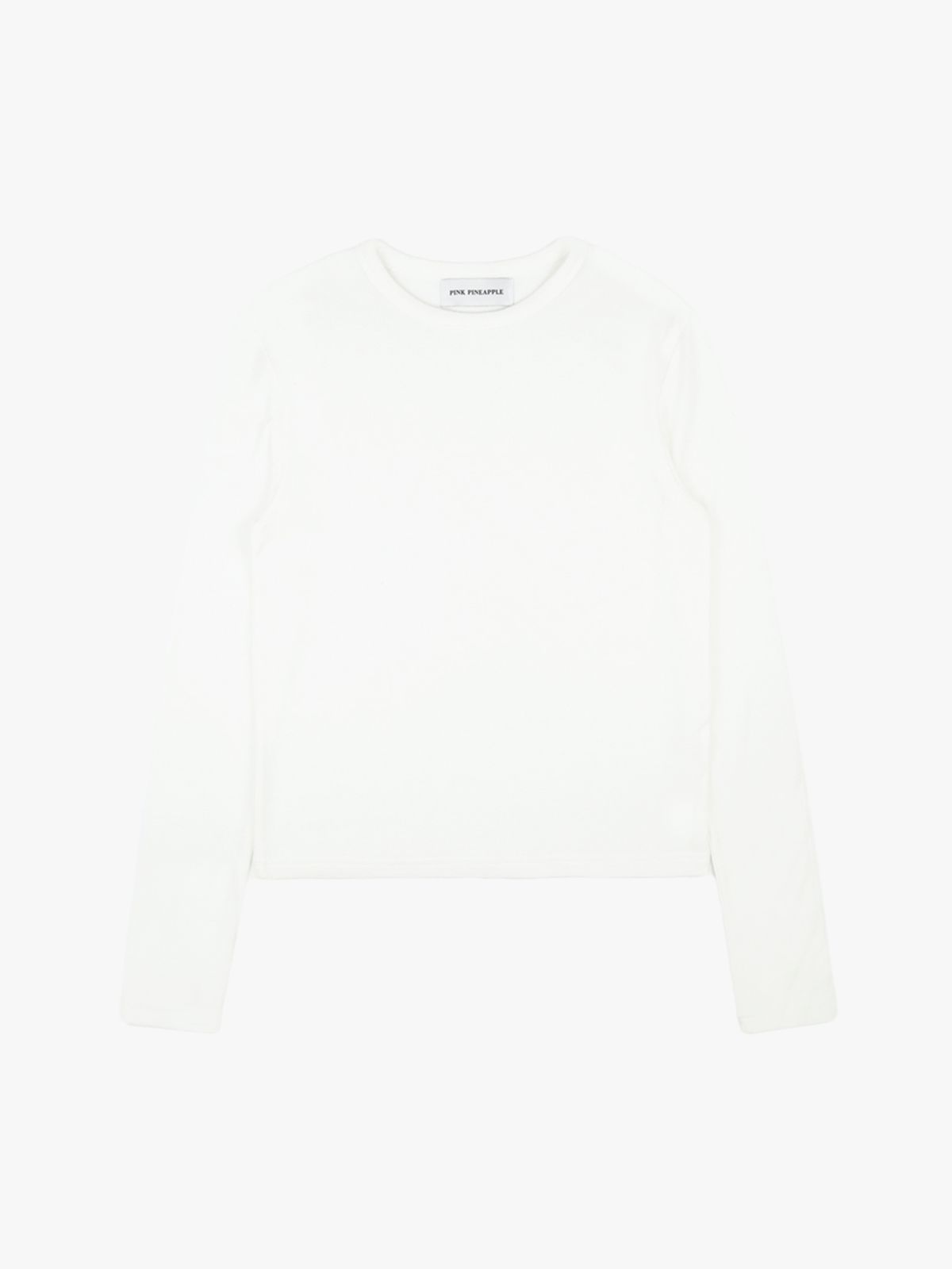 핑크파인애플(PINK PINEAPPLE) GLASSY LONG SLEEVES_IVORY