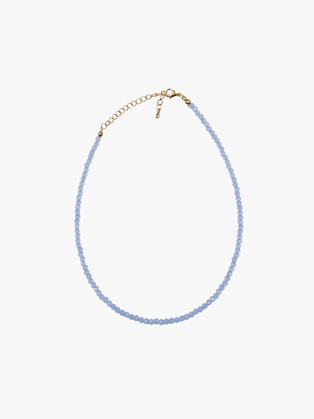 핑크파인애플(PINK PINEAPPLE) PASTEL BEADS NECKLACE_BLUE