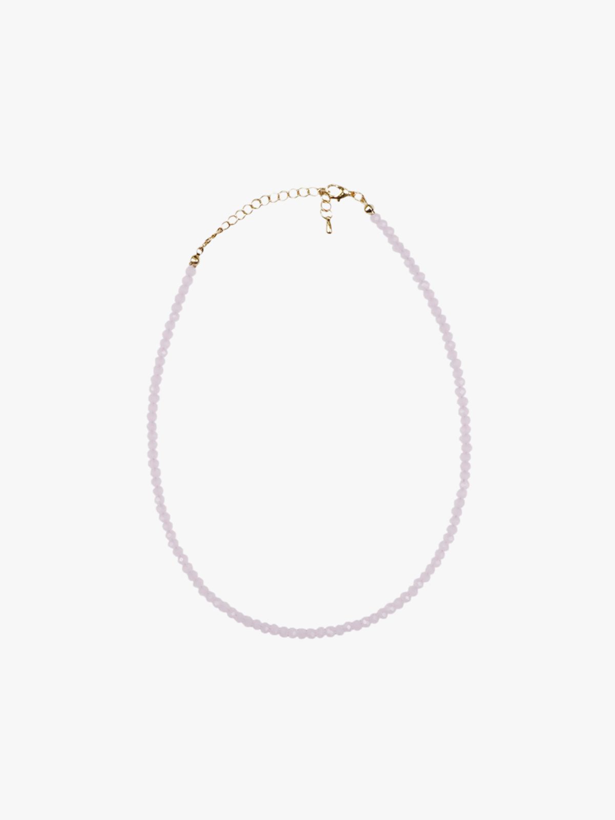 핑크파인애플(PINK PINEAPPLE) PASTEL BEADS NECKLACE_PINK