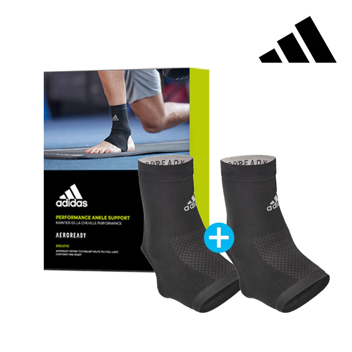 아디다스 피트니스(ADIDAS FITNESS) 에어로레디 발목 보호대 세트(2개입)