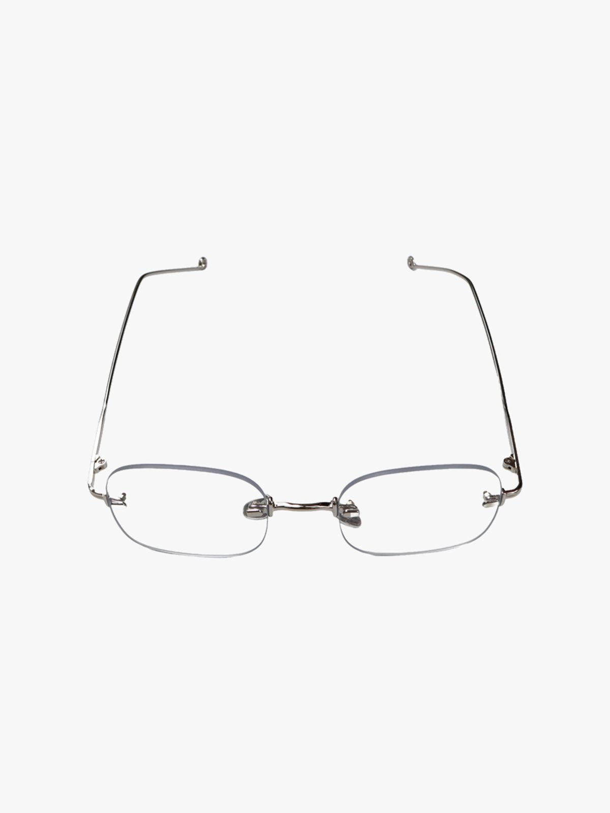 핑크파인애플(PINK PINEAPPLE) SQUARE RIMLESS GLASSES_SILVER