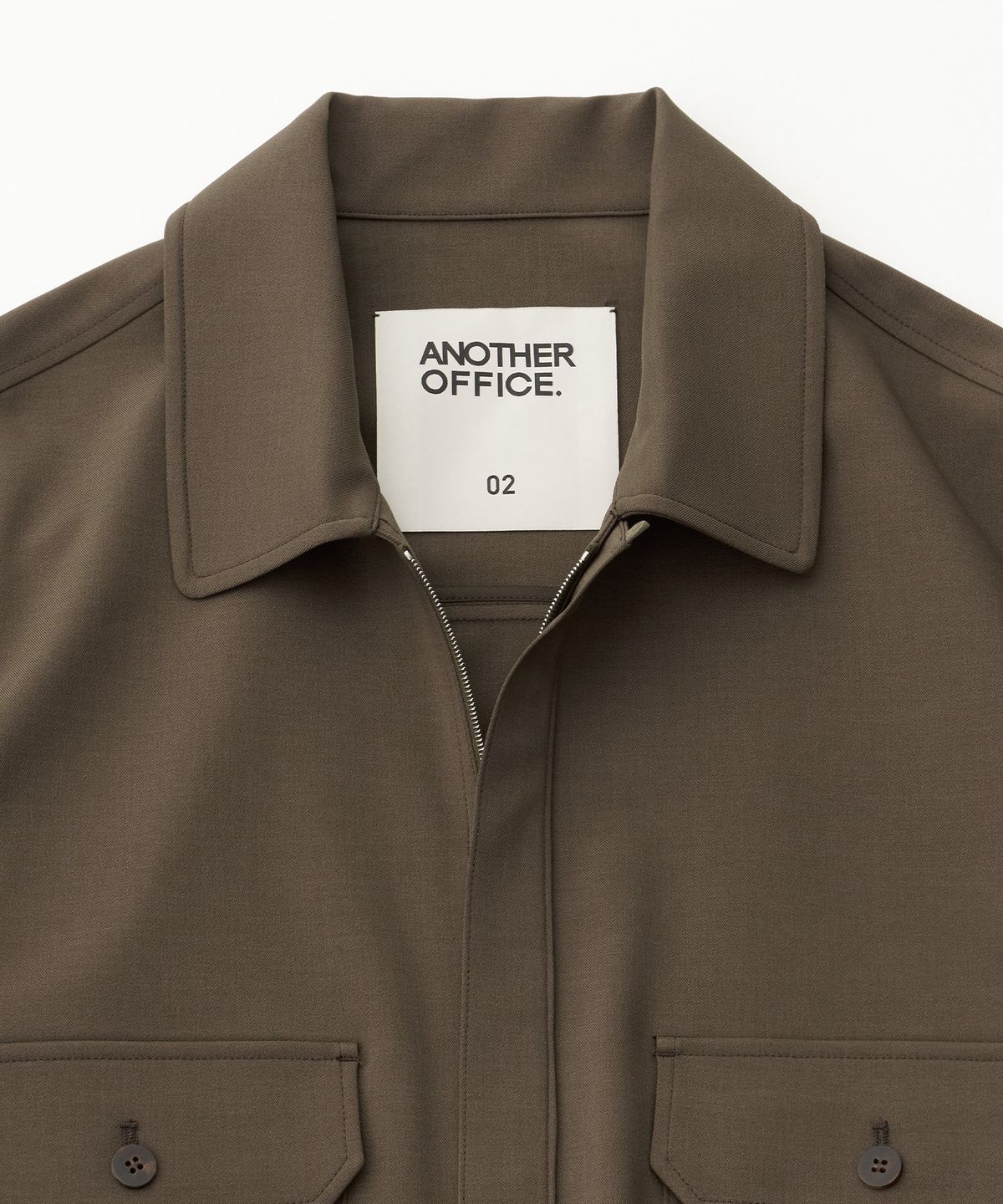 어나더 오피스(ANOTHER OFFICE) Habana Blouson (Dark Khaki)