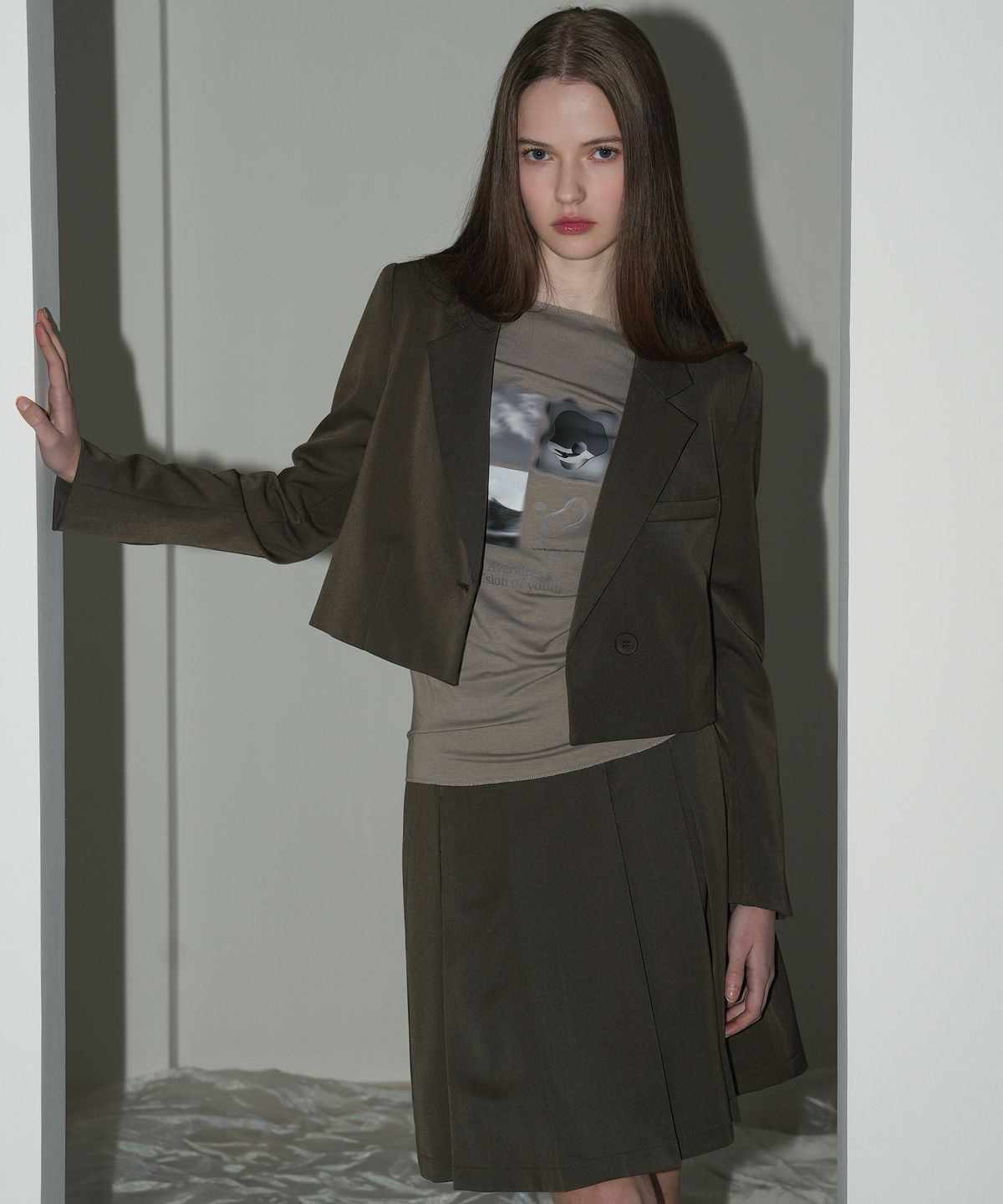 어반드레스(AVANDRESS) Alexis cropped jacket - 4COL