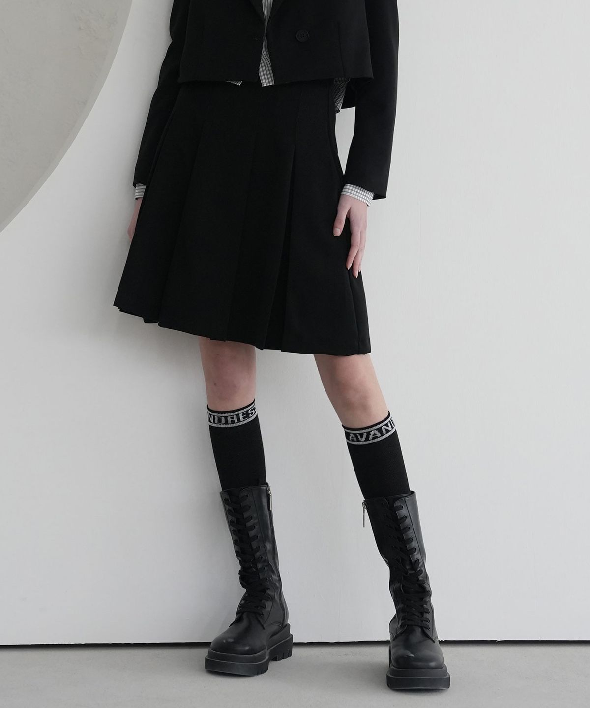 어반드레스(AVANDRESS) Alexis Belt Pleats Skirt - 4COL