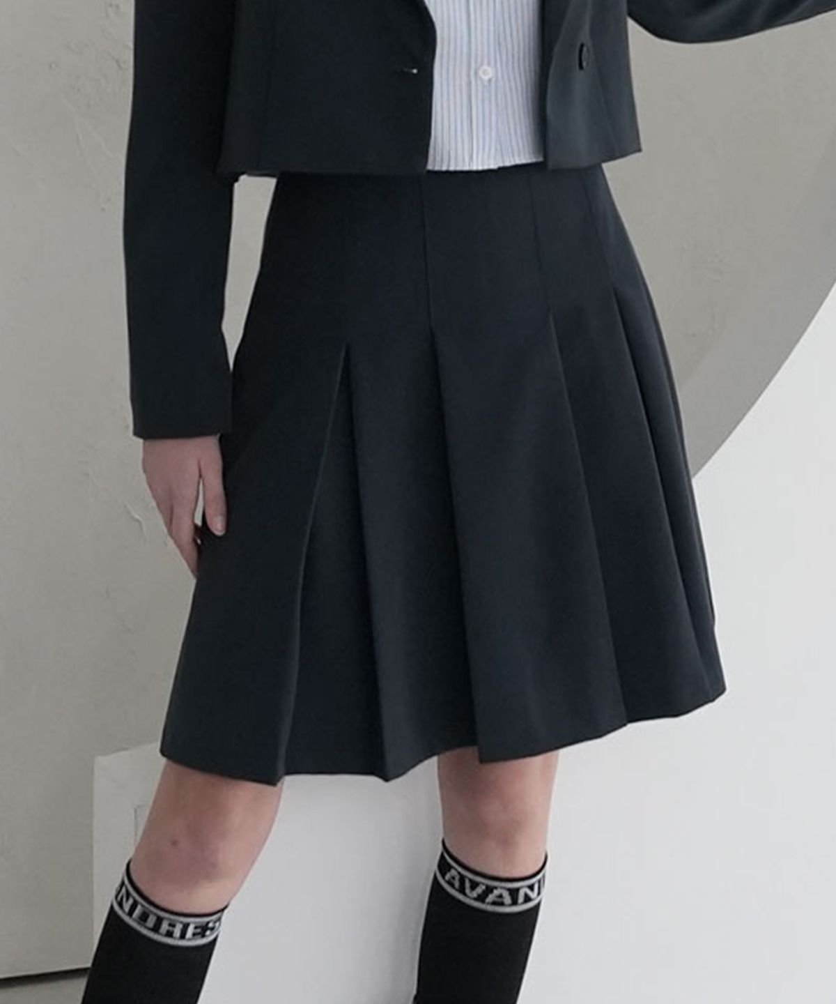 어반드레스(AVANDRESS) Alexis Belt Pleats Skirt - 4COL