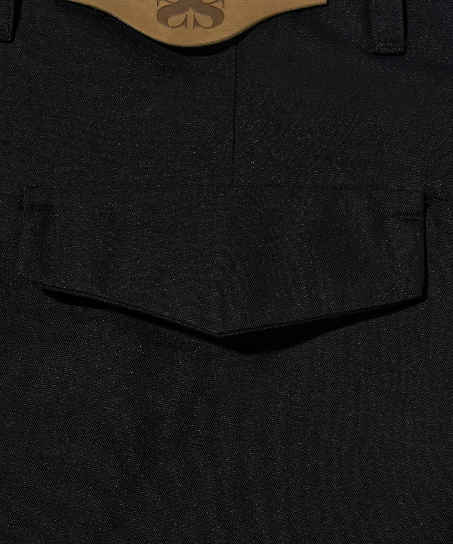 【SATUR】(W) Bliss 3-Tuck Wide Chino Pants - Classic Black MUSINSA | SATUR (W) Bliss Three Chin Wide Chino Pants