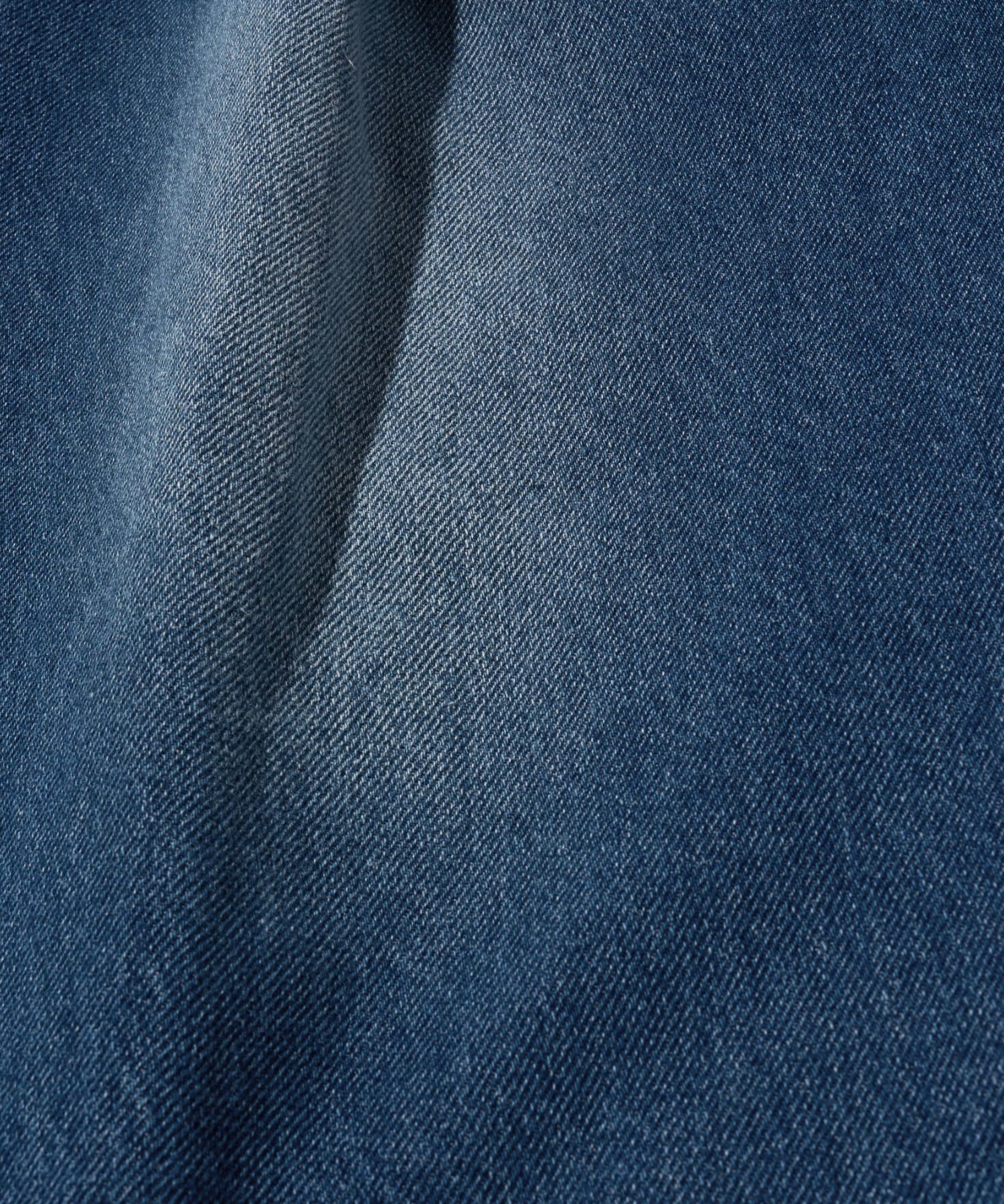 MUSINSA | SATUR Vinales Retro Two Tuck Denim Pants Mid Blue