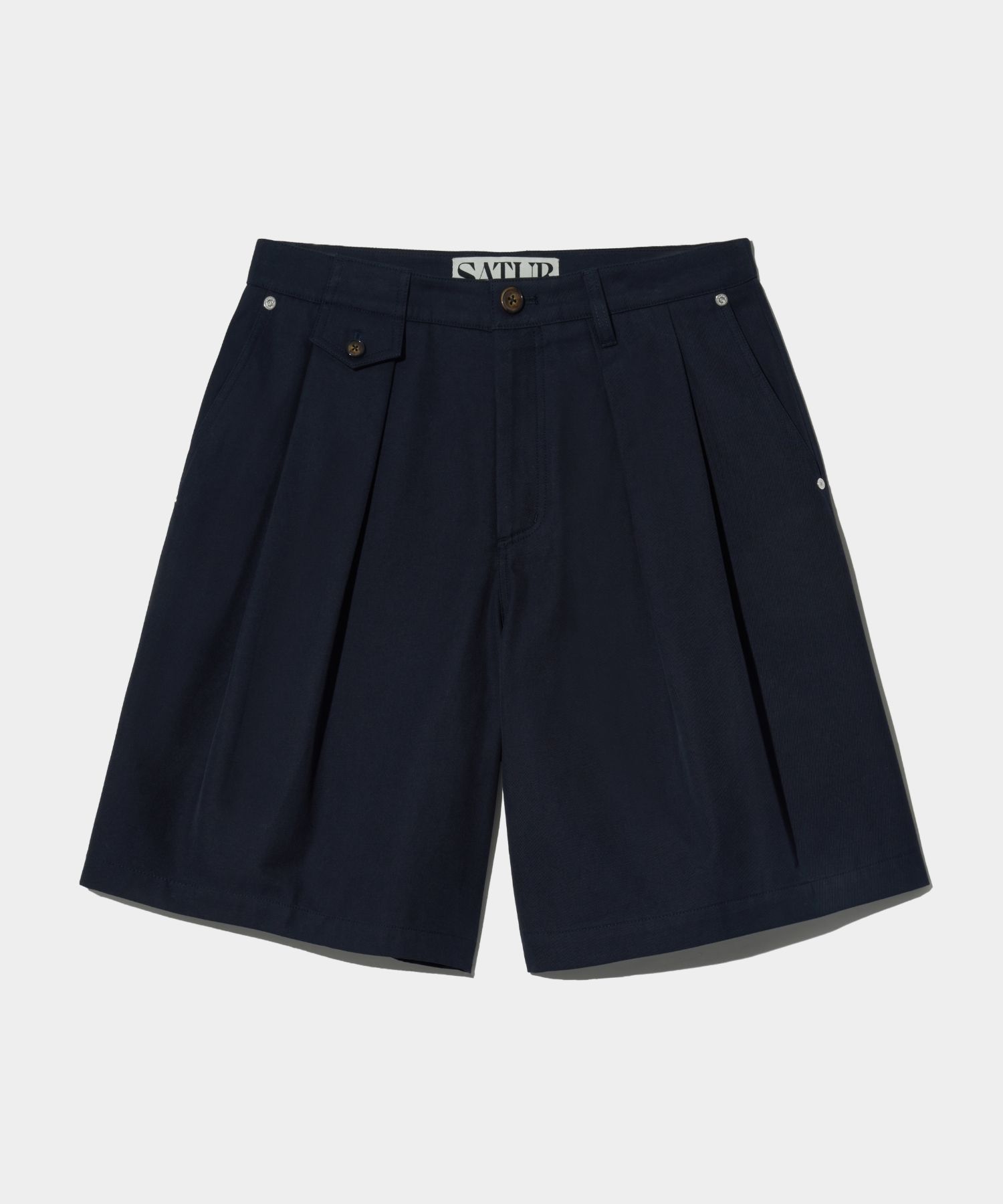 ◆SATUR◆ Bled Cotton Chino Half Pants Classic Navy SA242UPT MUSINSA | SATUR Bled Cotton Chino Half Pants Classic Navy