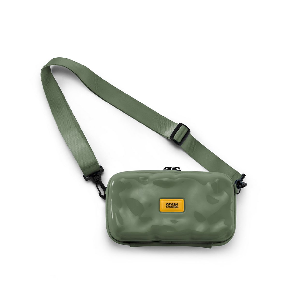 크래쉬배기지(CRASH BAGGAGE) 아이콘 톤온톤 크로스백 HUNTER GREEN CBG-2SAC373-56