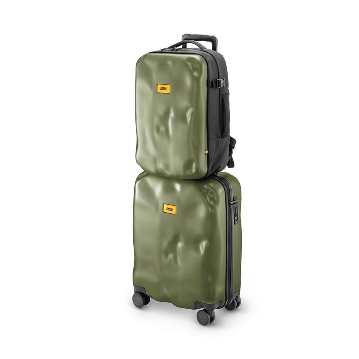 크래쉬배기지(CRASH BAGGAGE) 아이코닉 백팩 OLIVE CBG-2SBG310-05