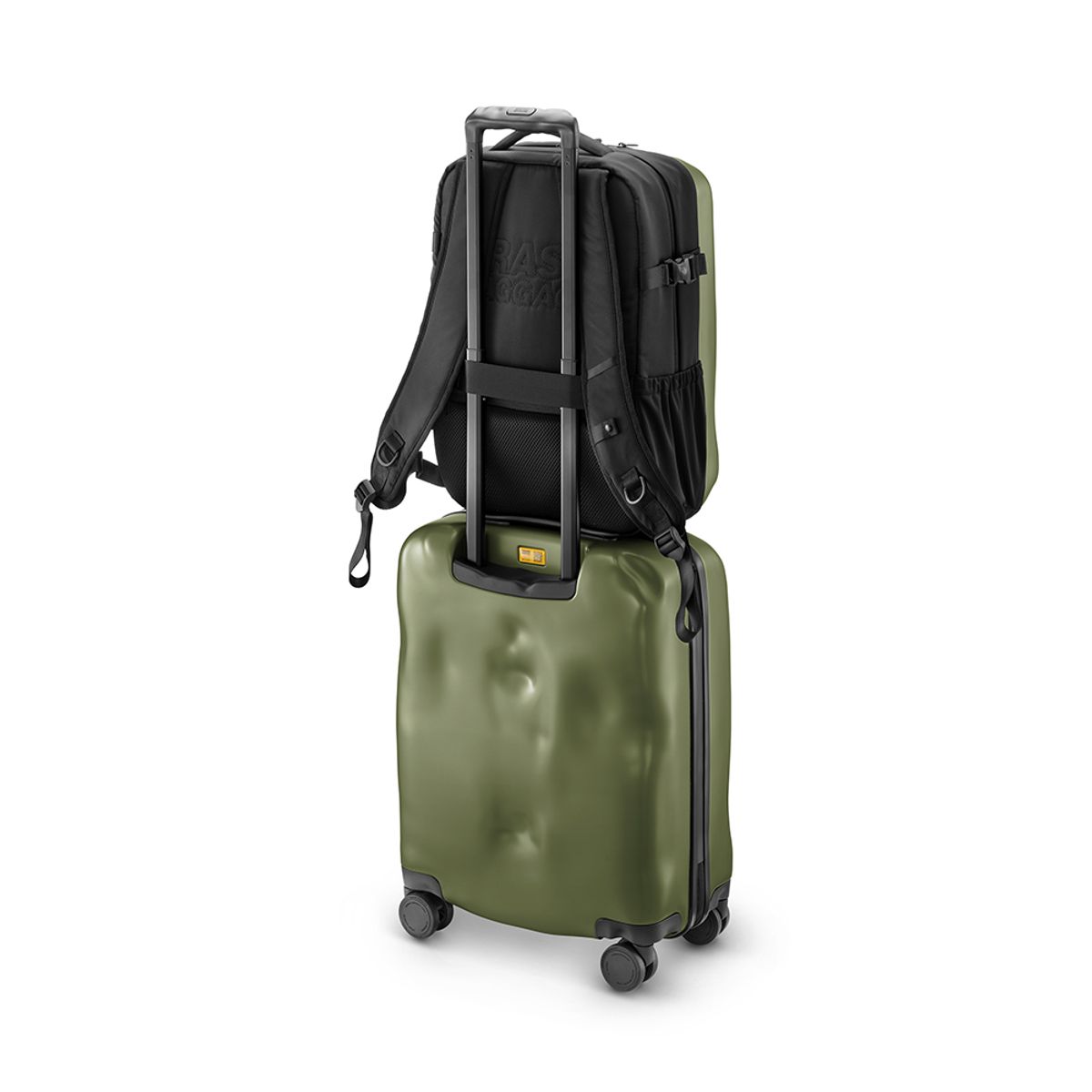 크래쉬배기지(CRASH BAGGAGE) 아이코닉 백팩 OLIVE CBG-2SBG310-05