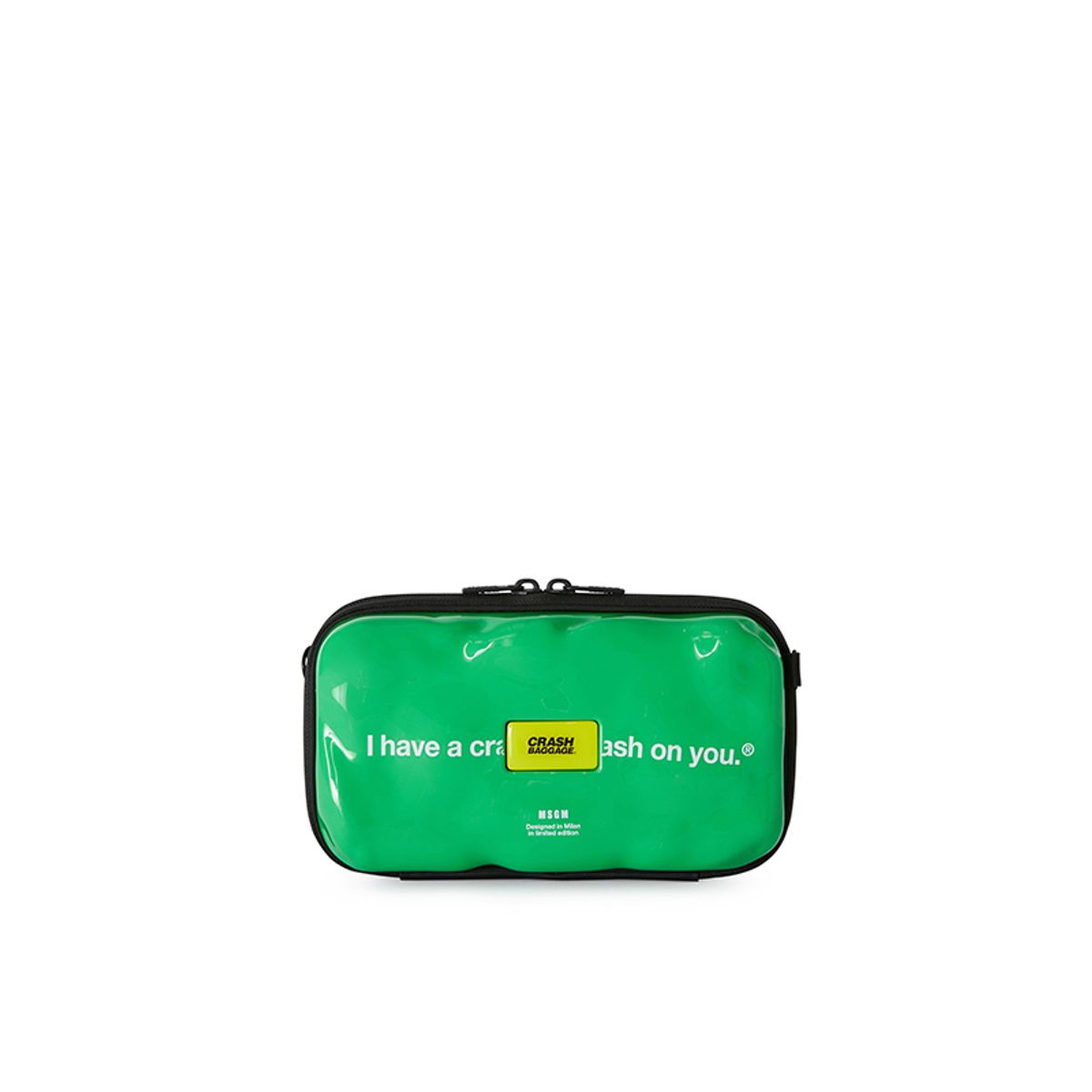 크래쉬배기지(CRASH BAGGAGE) 크래쉬배기지 X MSGM 아이콘 크로스백 GREEN CBG-2SAC403-35