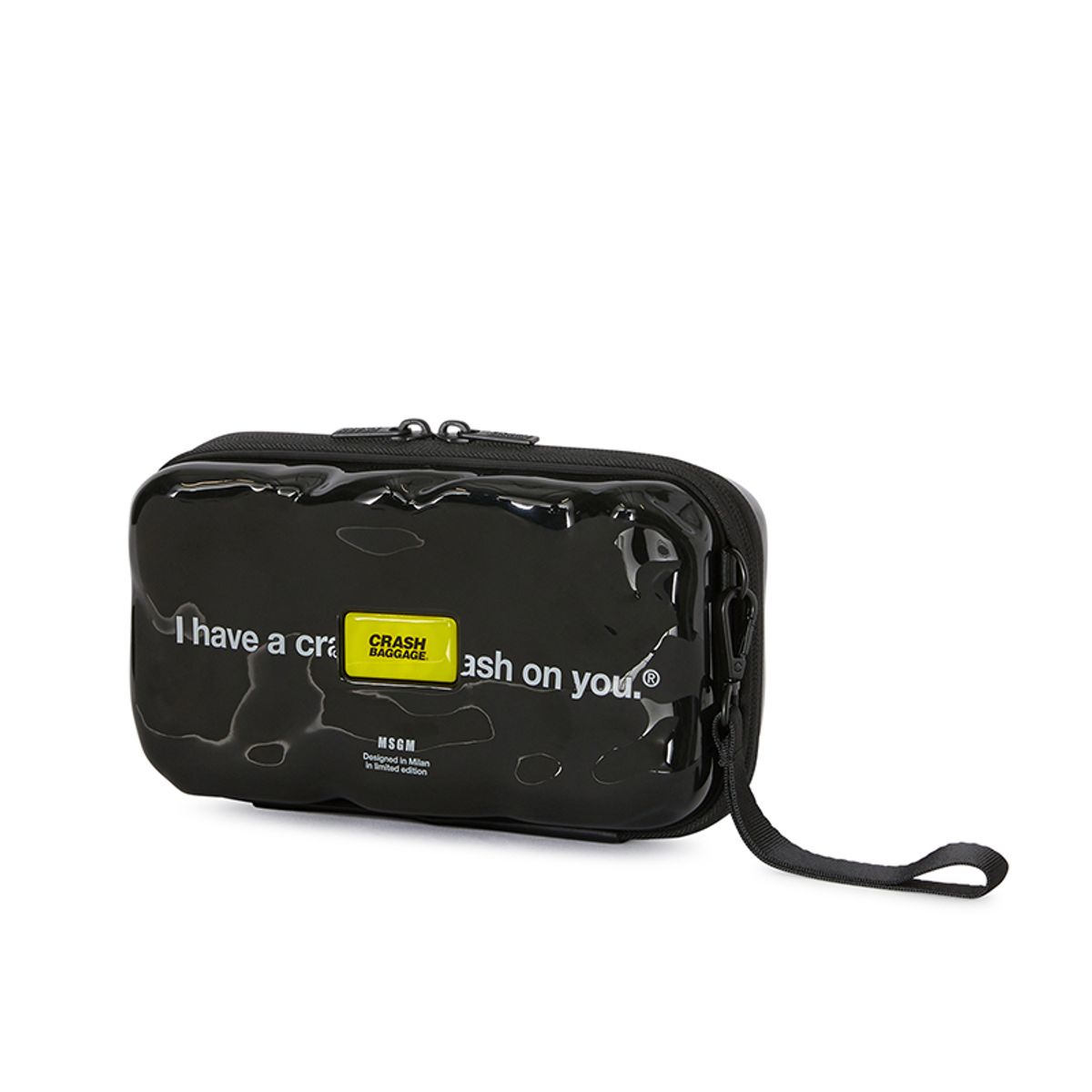 크래쉬배기지(CRASH BAGGAGE) 크래쉬배기지 X MSGM 아이콘 크로스백 BLACK CBG-2SAC403-99