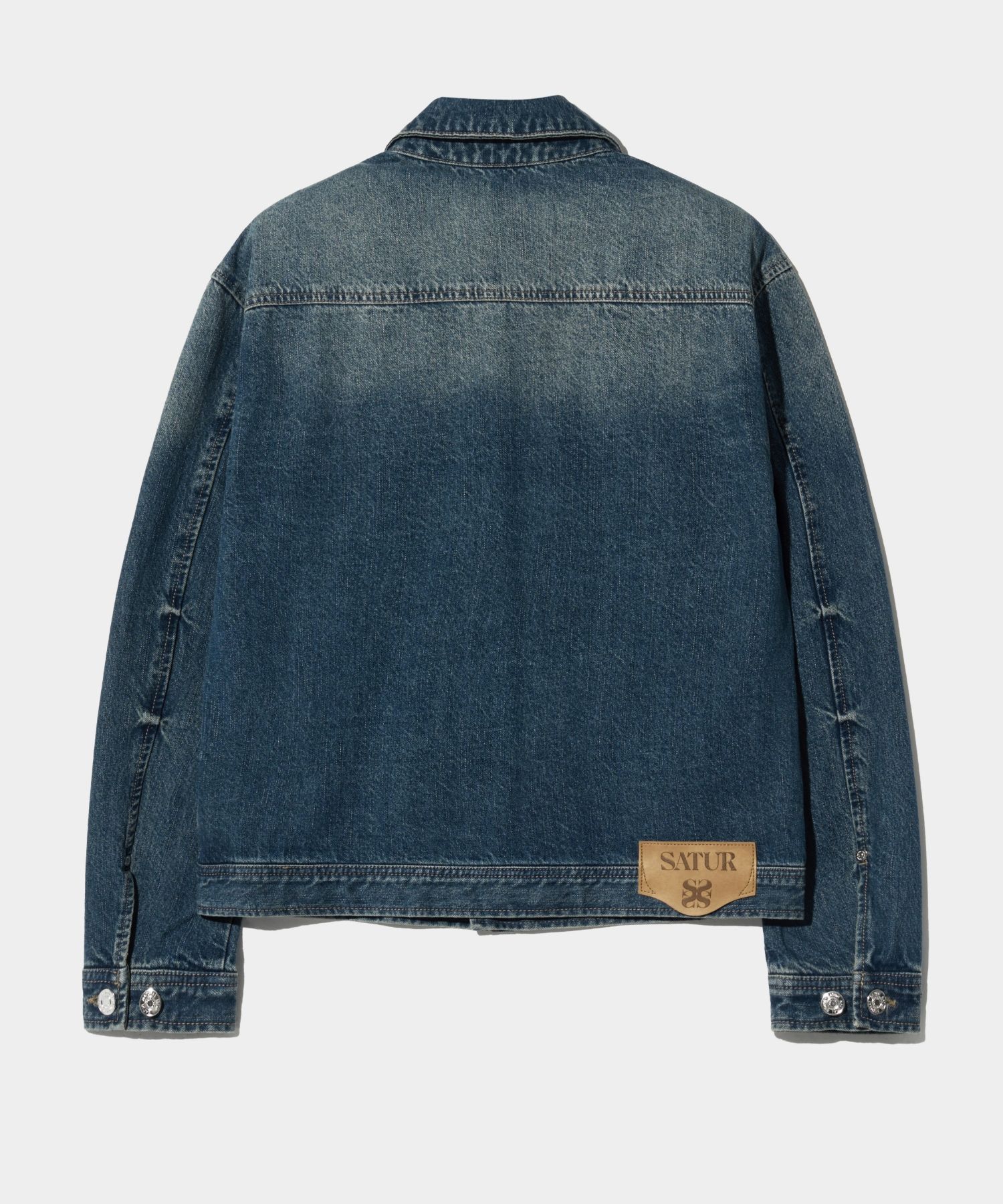 ジャケット・アウター SATUR Symbol Brooch Denim Trucker Jacket MUSINSA公式 | SATUR Symbol Brooch Denim Trucker Jacket Union