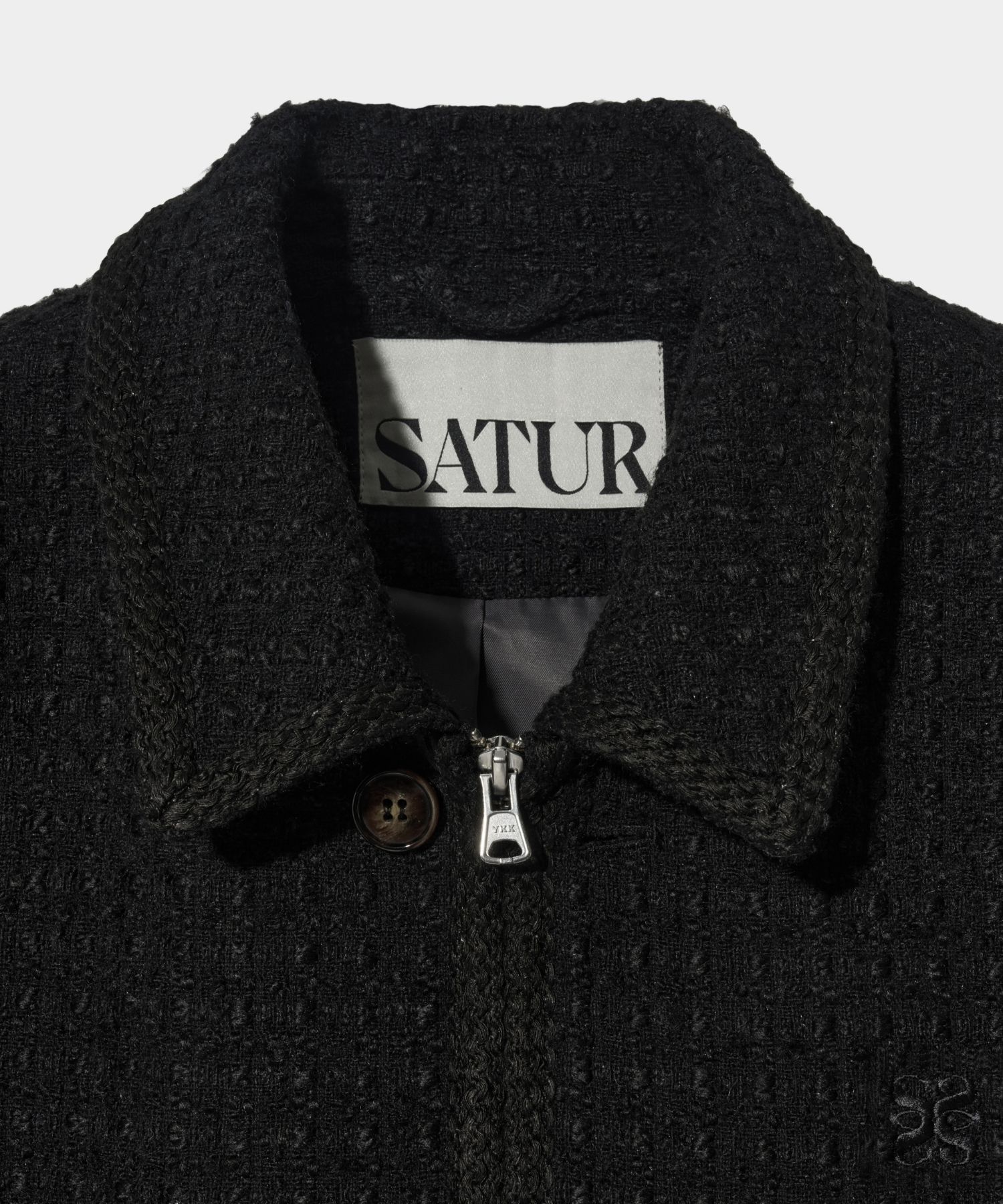 ☆送料・関税込☆SATUR★Aachen Wool Blend Collar Tweed Jacket MUSINSA | SATUR Aachen wool blend collar tweed jacket resort
