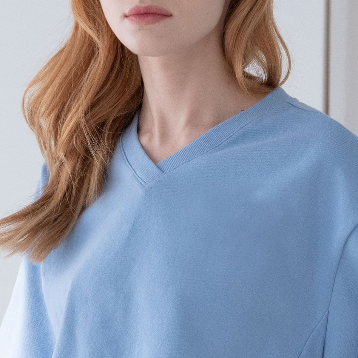 뒤란(DURAN) 컴피 브이넥 반팔 맨투맨 티셔츠 DTF4S-3068 4colors