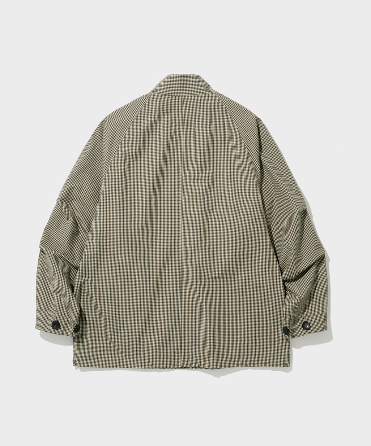 셔터(SHIRTER) OVERSIZED HUNTING JACKET (CHECK BEIGE)