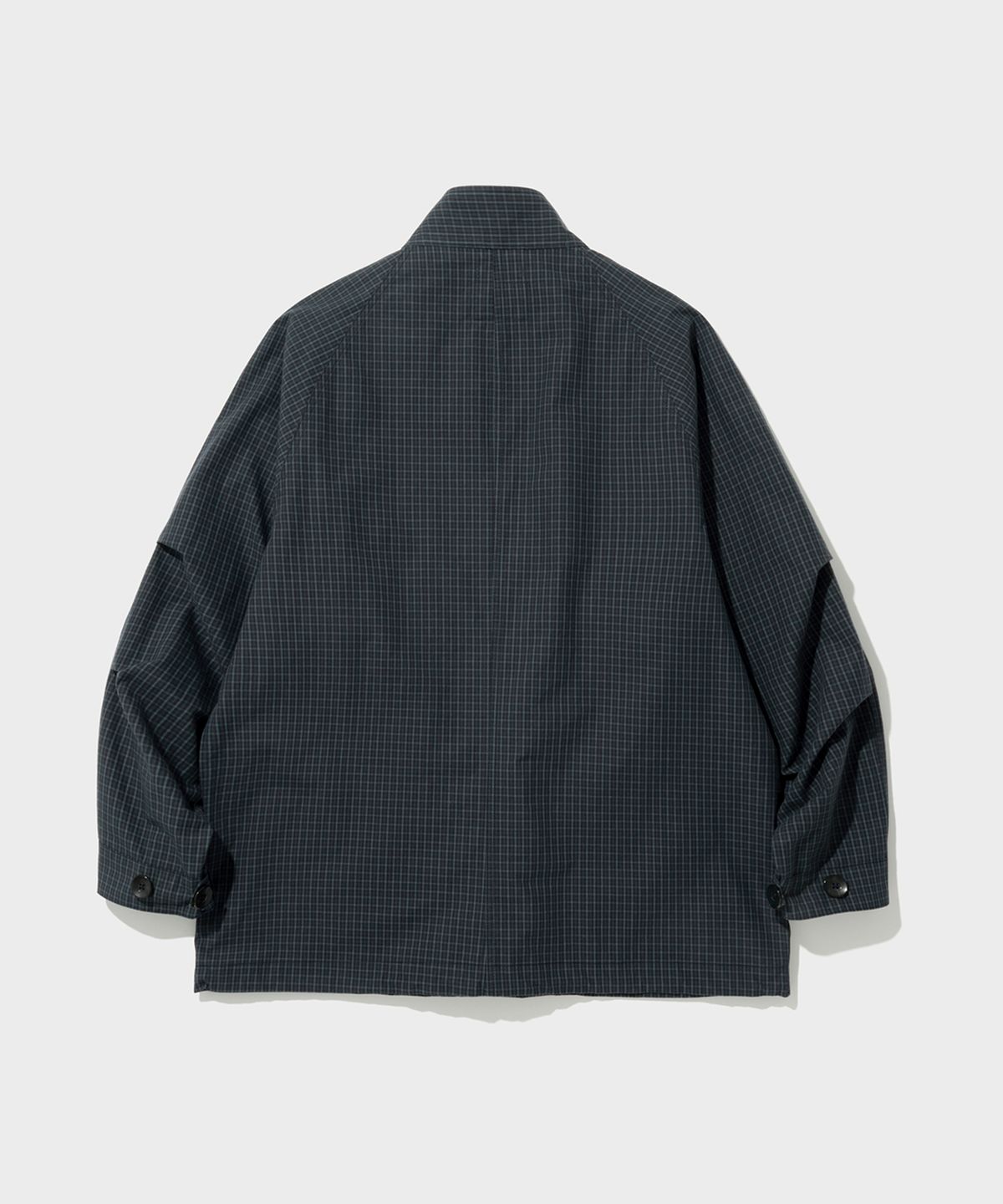 셔터(SHIRTER) OVERSIZED HUNTING JACKET (CHECK NAVY)