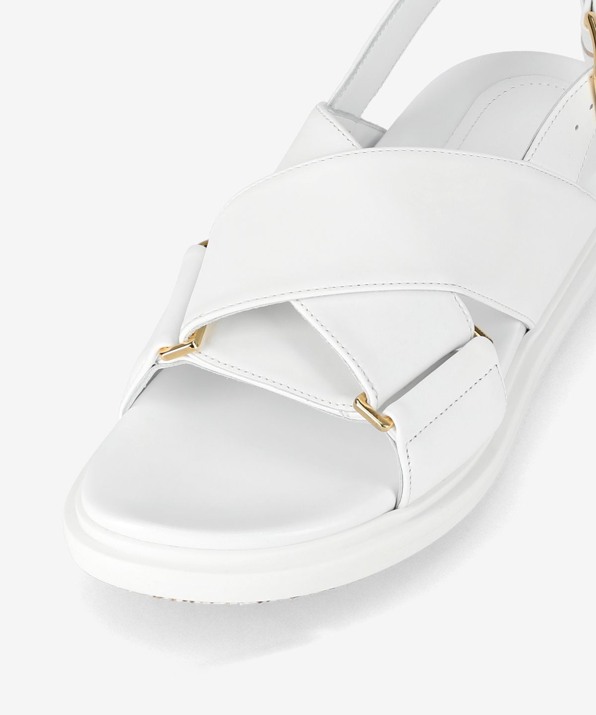 마르니(MARNI) 퍼스벳 크리스크로스 샌들 - 릴리 화이트 / FBMS015701P361400W01