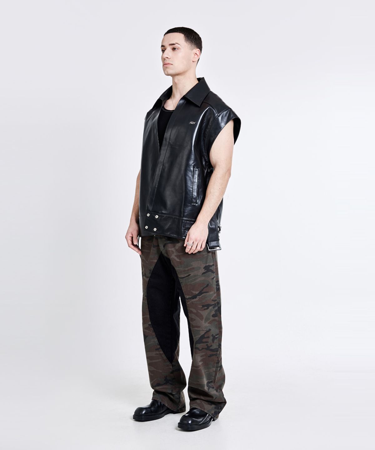 51퍼센트(51PERCENT) Lining cargo pants - camo black