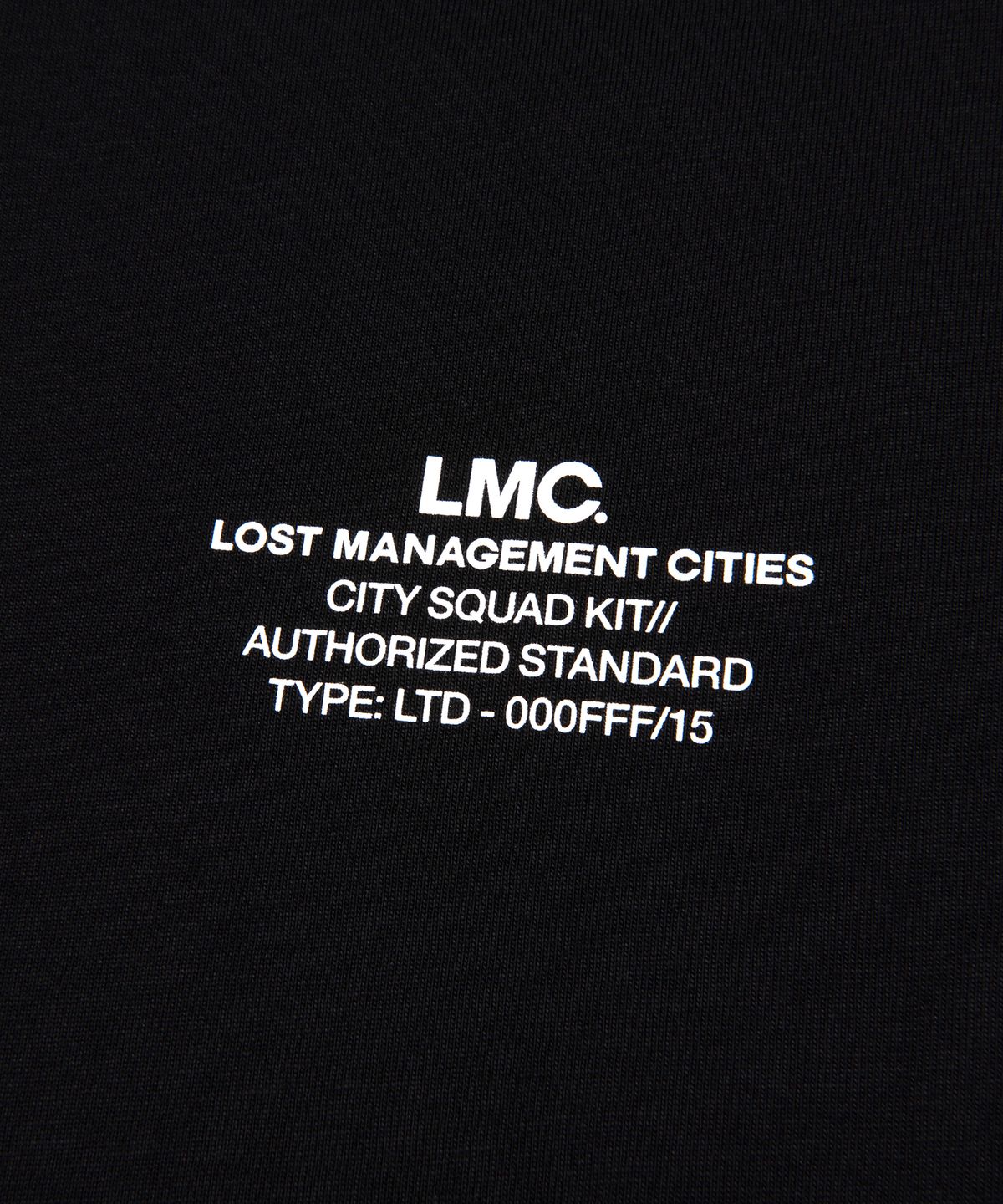 엘엠씨(LMC) AUTHORIZED STANDARD TEE black