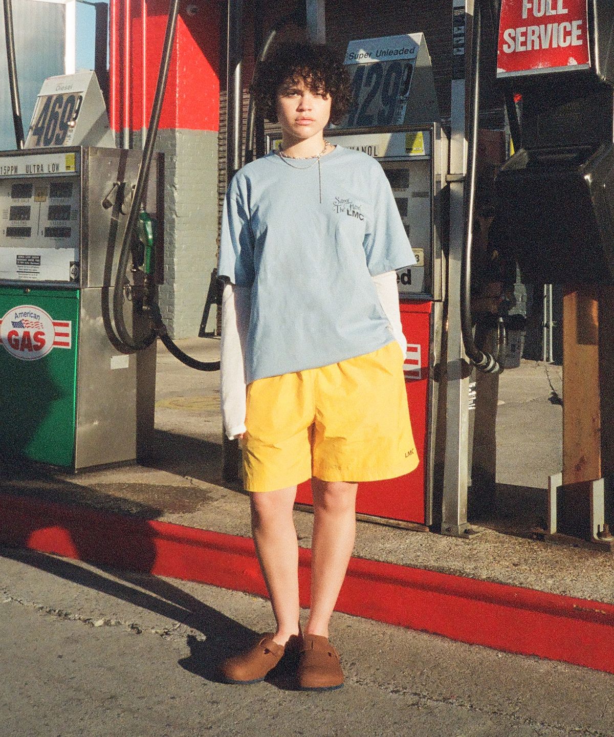 엘엠씨(LMC) OG NYLON SHORTS mustard