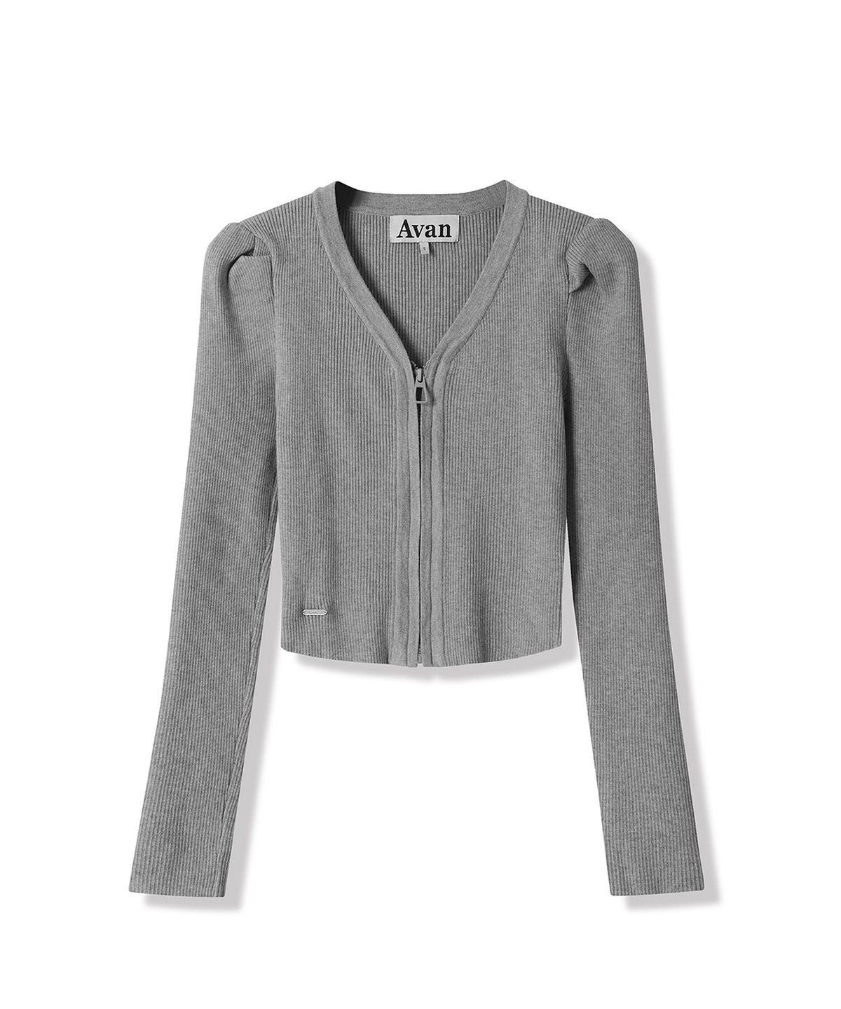 어반드레스(AVANDRESS) V Neck Puff Sleeve Knit Cardigan - 4COL