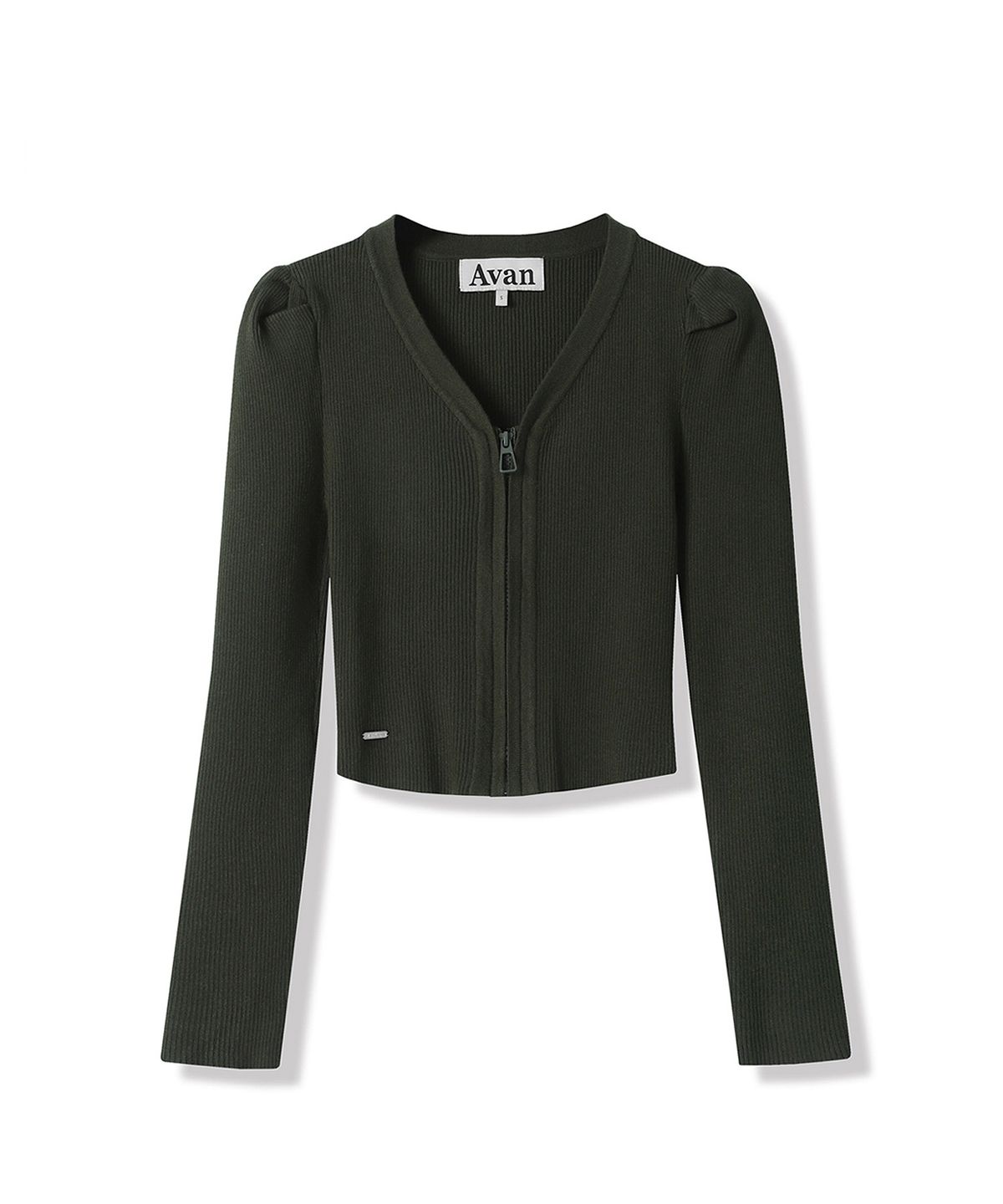 어반드레스(AVANDRESS) V Neck Puff Sleeve Knit Cardigan - 4COL