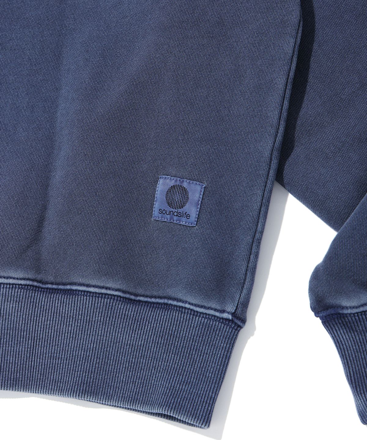 사운즈라이프(SOUNDSLIFE) Vintage Pigment Sweatshirts Navy
