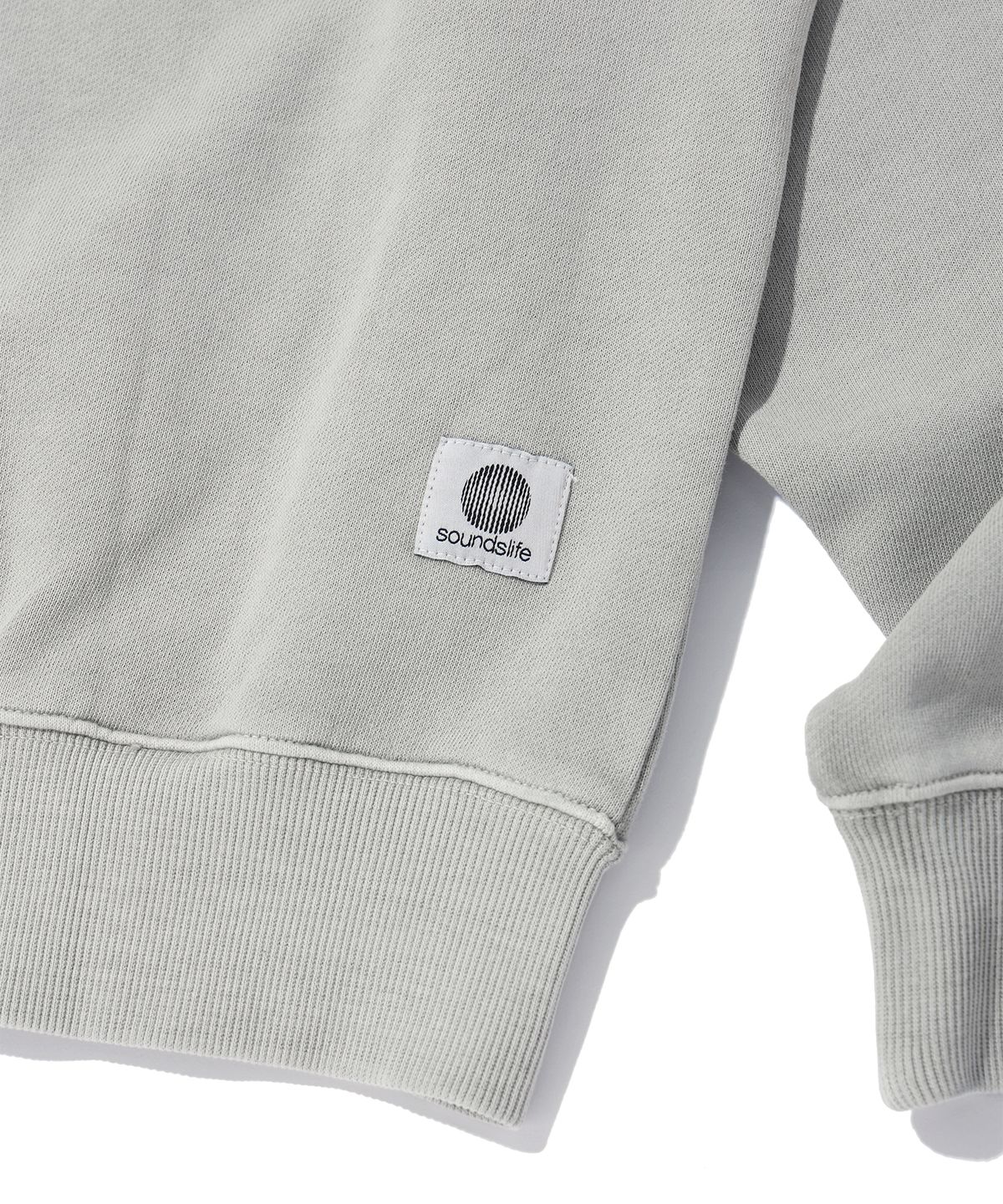 사운즈라이프(SOUNDSLIFE) Vintage Pigment Sweatshirts Light Grey