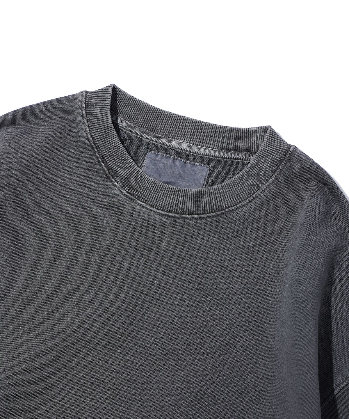 사운즈라이프(SOUNDSLIFE) Vintage Pigment Sweatshirts Charcoal