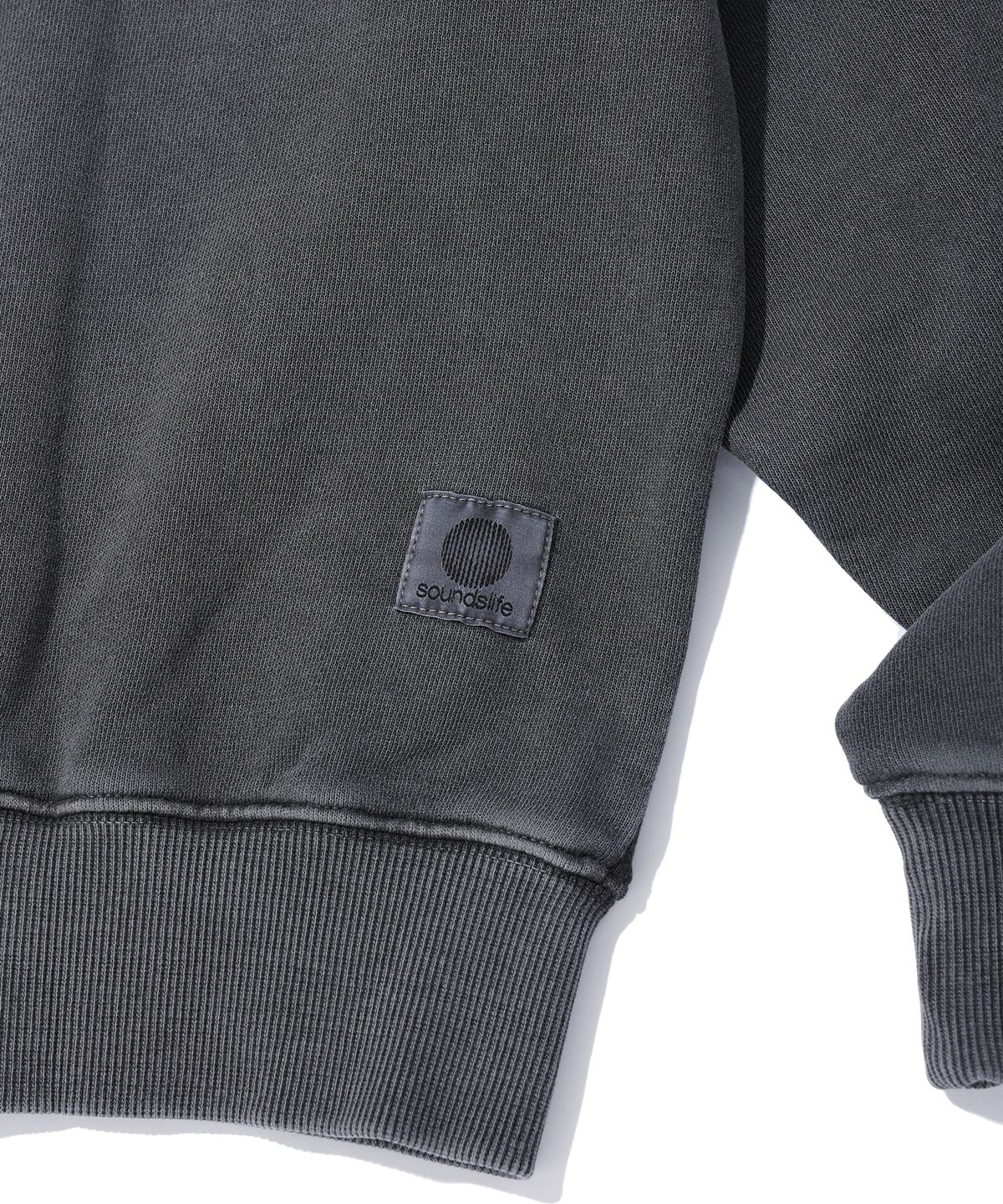 사운즈라이프(SOUNDSLIFE) Vintage Pigment Sweatshirts Charcoal