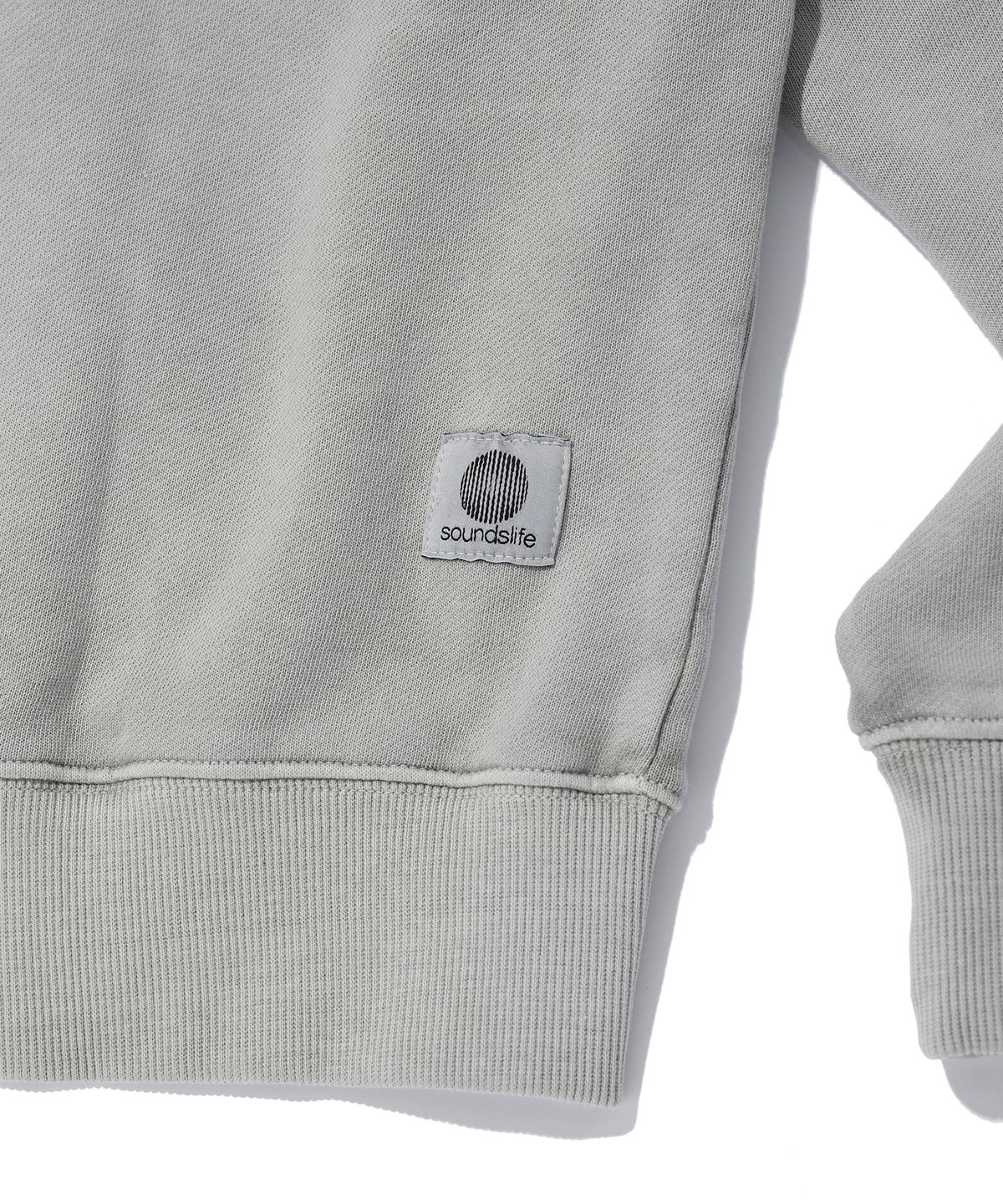 사운즈라이프(SOUNDSLIFE) Vintage Pigment Hoodie Pullover Light Grey