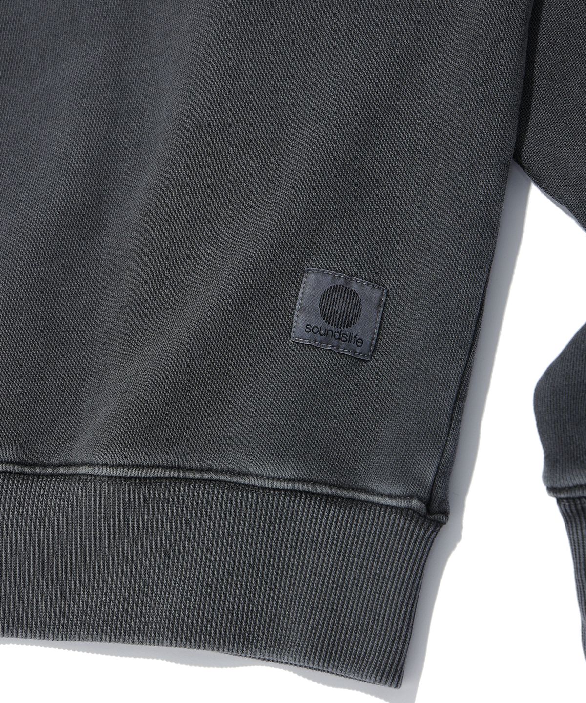 사운즈라이프(SOUNDSLIFE) Vintage Pigment Hoodie Pullover Charcoal