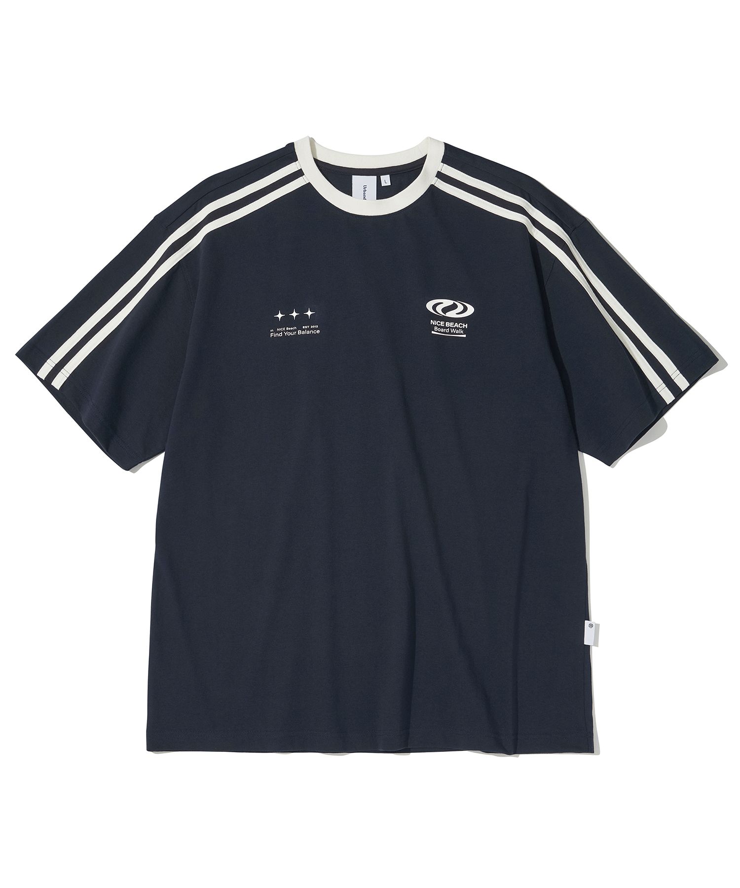 MUSINSA | URBANDTYPE Football Jersey T-shirt_Navy