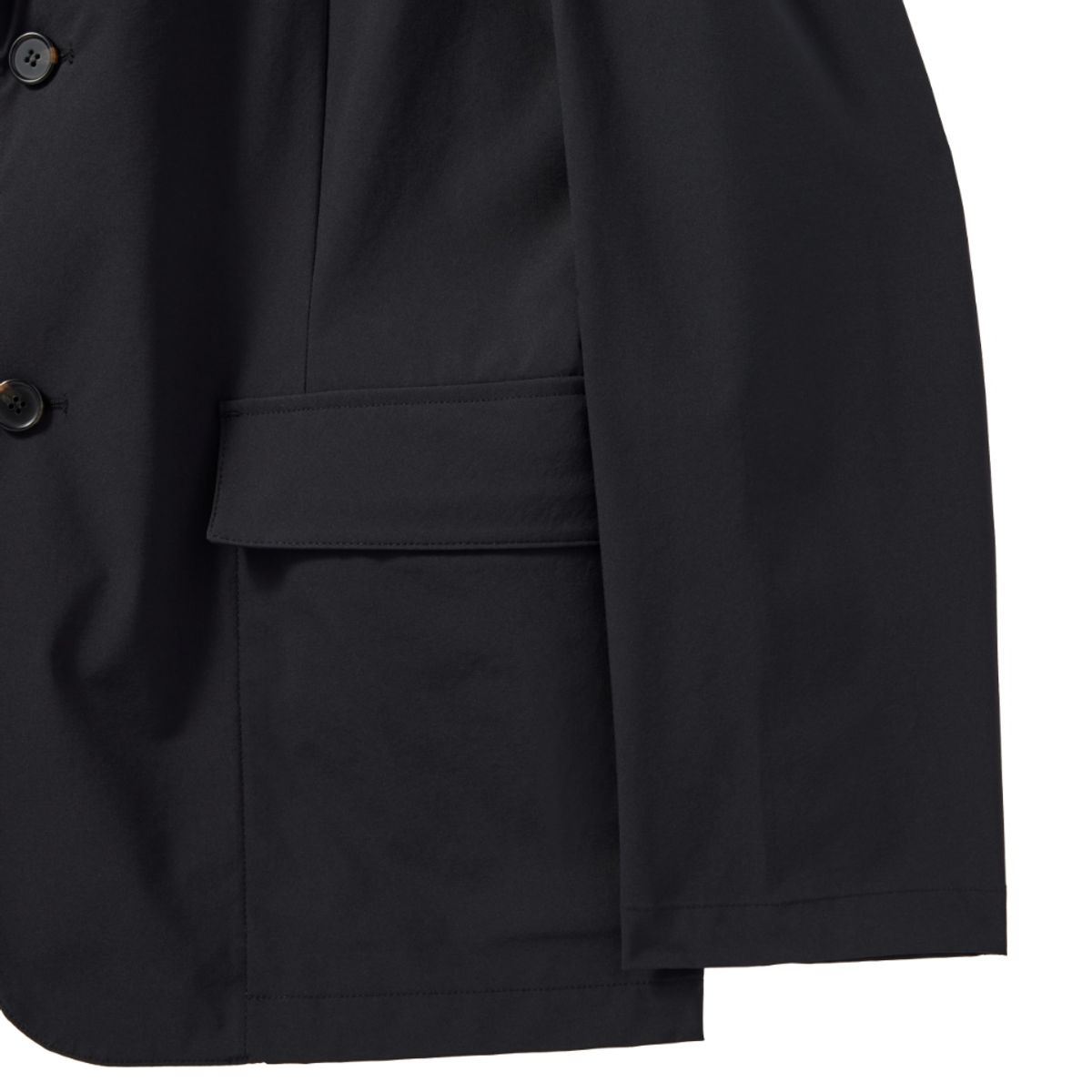 브롬톤 런던(BROMPTON LONDON) NYLON SET JACKET - BLACK (P242MJK231)