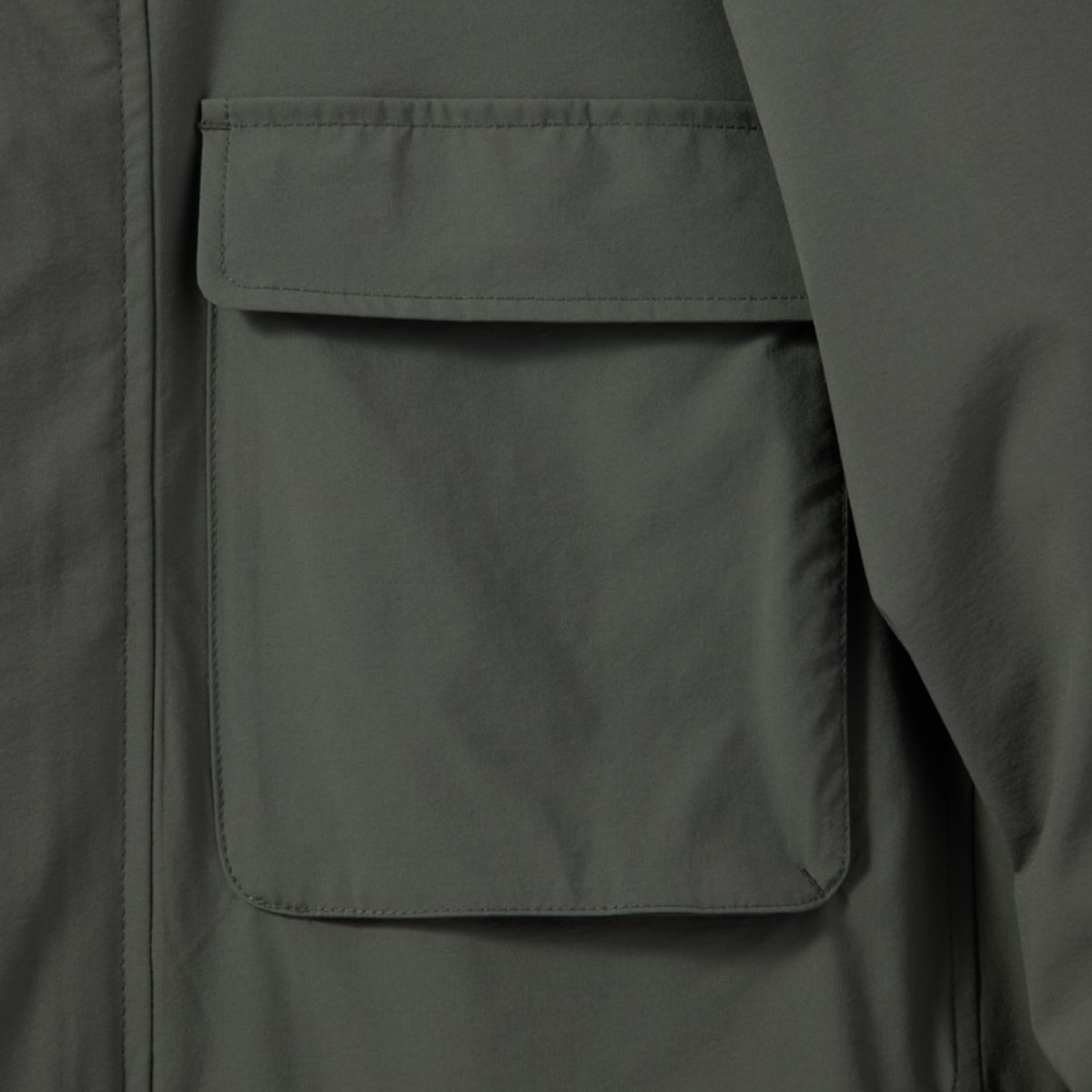 브롬톤 런던(BROMPTON LONDON) FIELD VENTI NYLON SHIRT - KHAKI (P242MJK213)