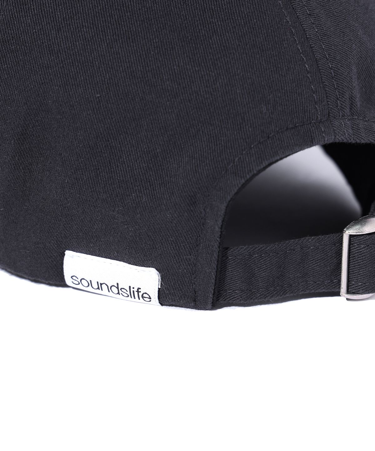 사운즈라이프(SOUNDSLIFE) Vintage Lettering Washing Ball Cap Charcoal