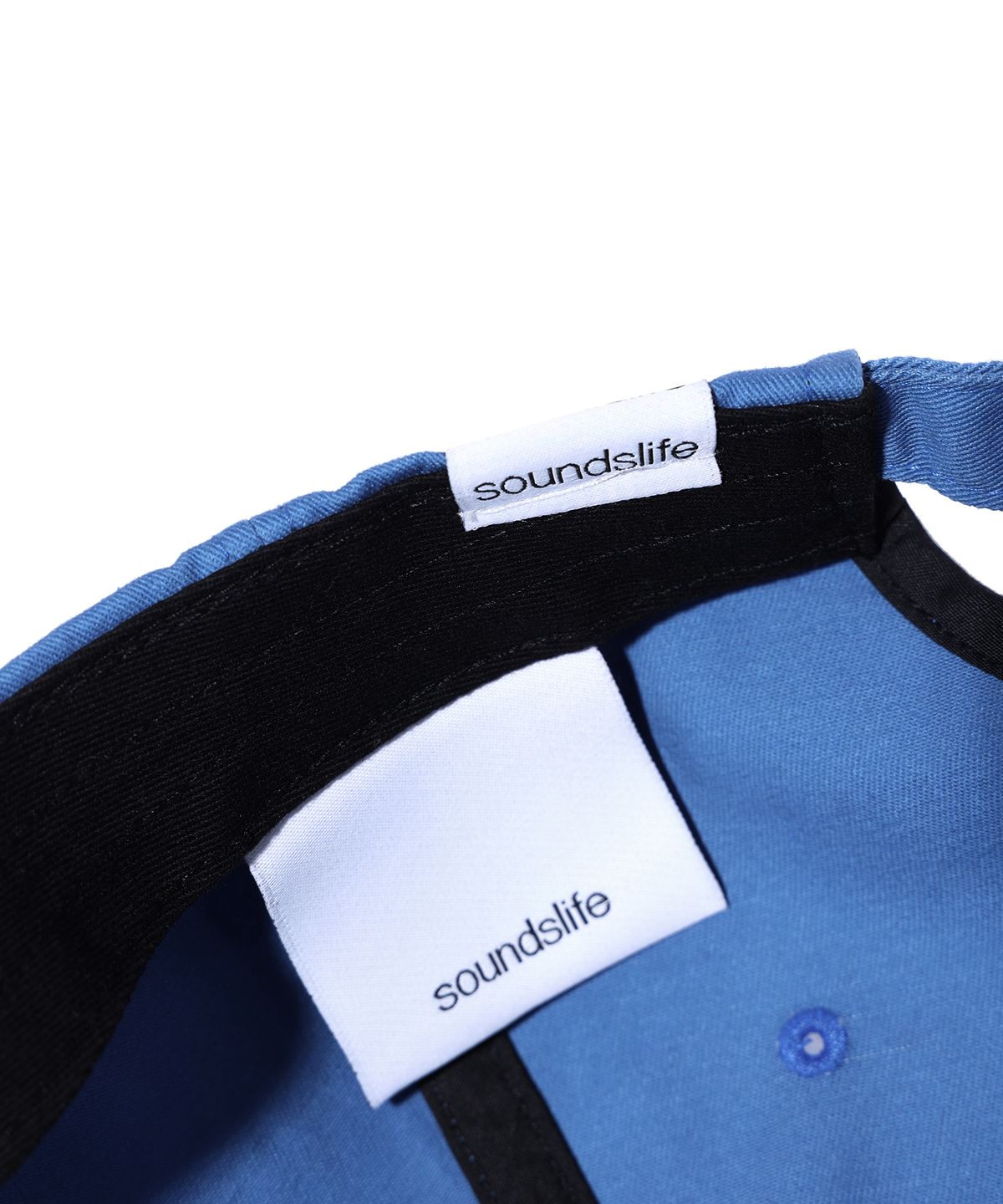 사운즈라이프(SOUNDSLIFE) Vintage Lettering Washing Ball Cap Blue