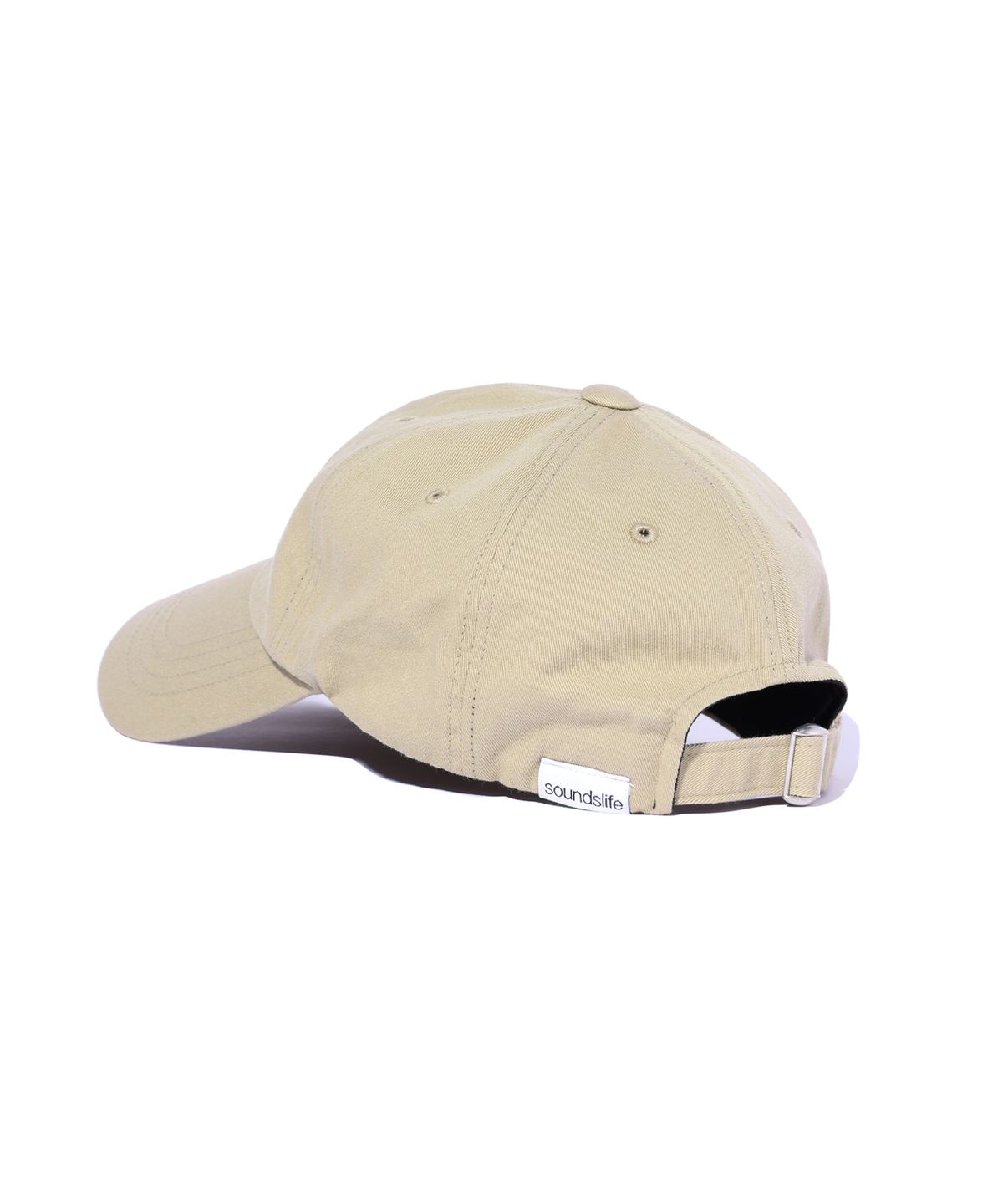 사운즈라이프(SOUNDSLIFE) Vintage Lettering Washing Ball Cap Beige